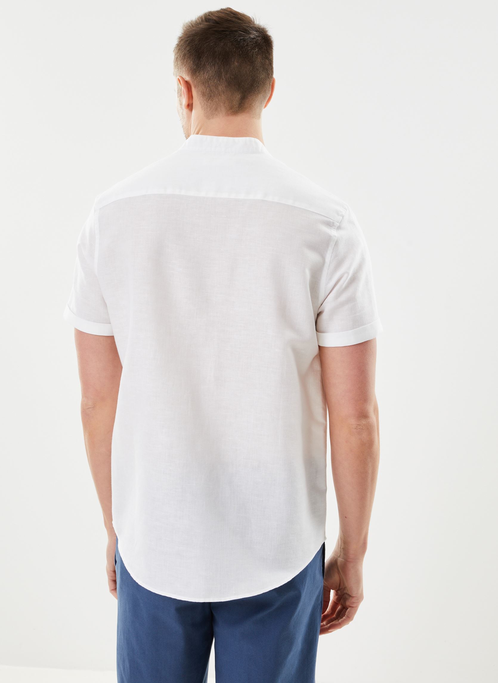 Hemden BLINMC lin herren weiß Marvin&Co Hemden BLINMC lin herren weiß BRIGHT WHITE
