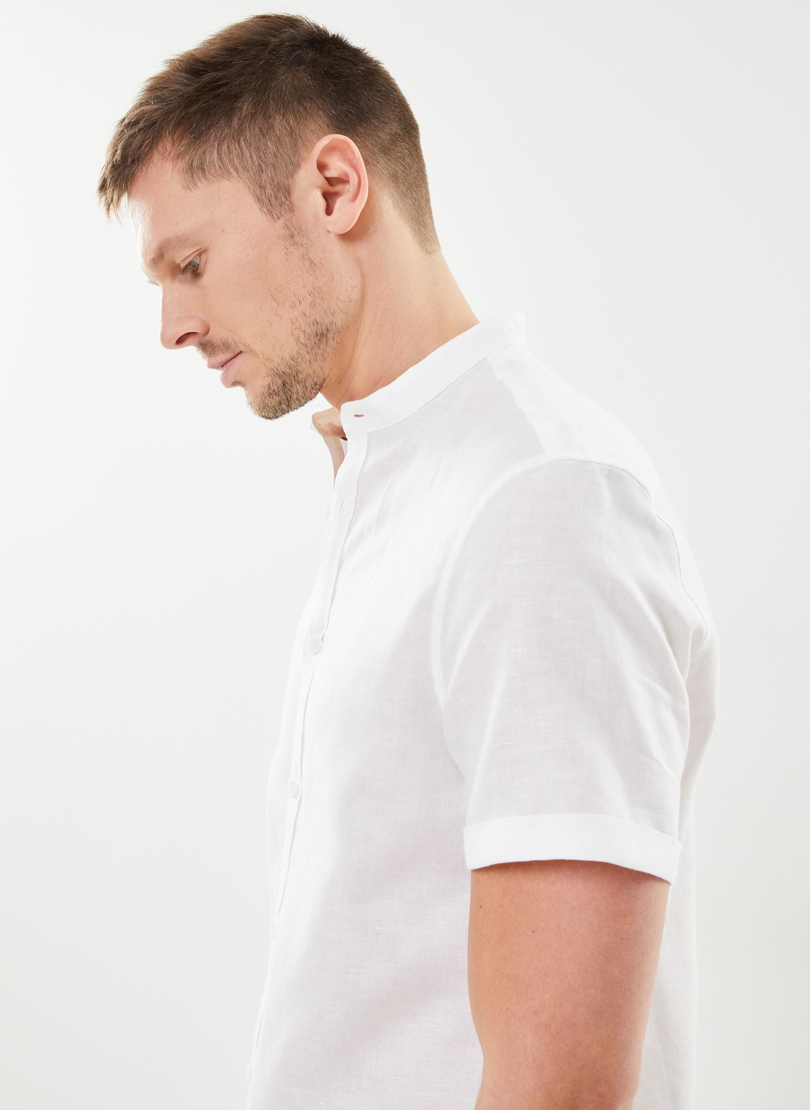 Hemden BLINMC lin herren weiß Marvin&Co Hemden BLINMC lin herren weiß BRIGHT WHITE