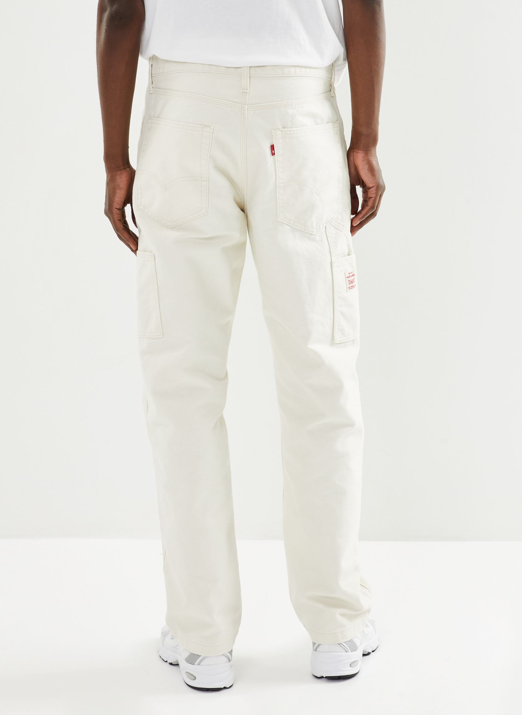 Jeans droit 568 STAY LOOSE CARPENTER homme blanc Levi's Jeans droit 568 STAY LOOSE CARPENTER homme blanc CHALKY WHITE SUPER SWEET