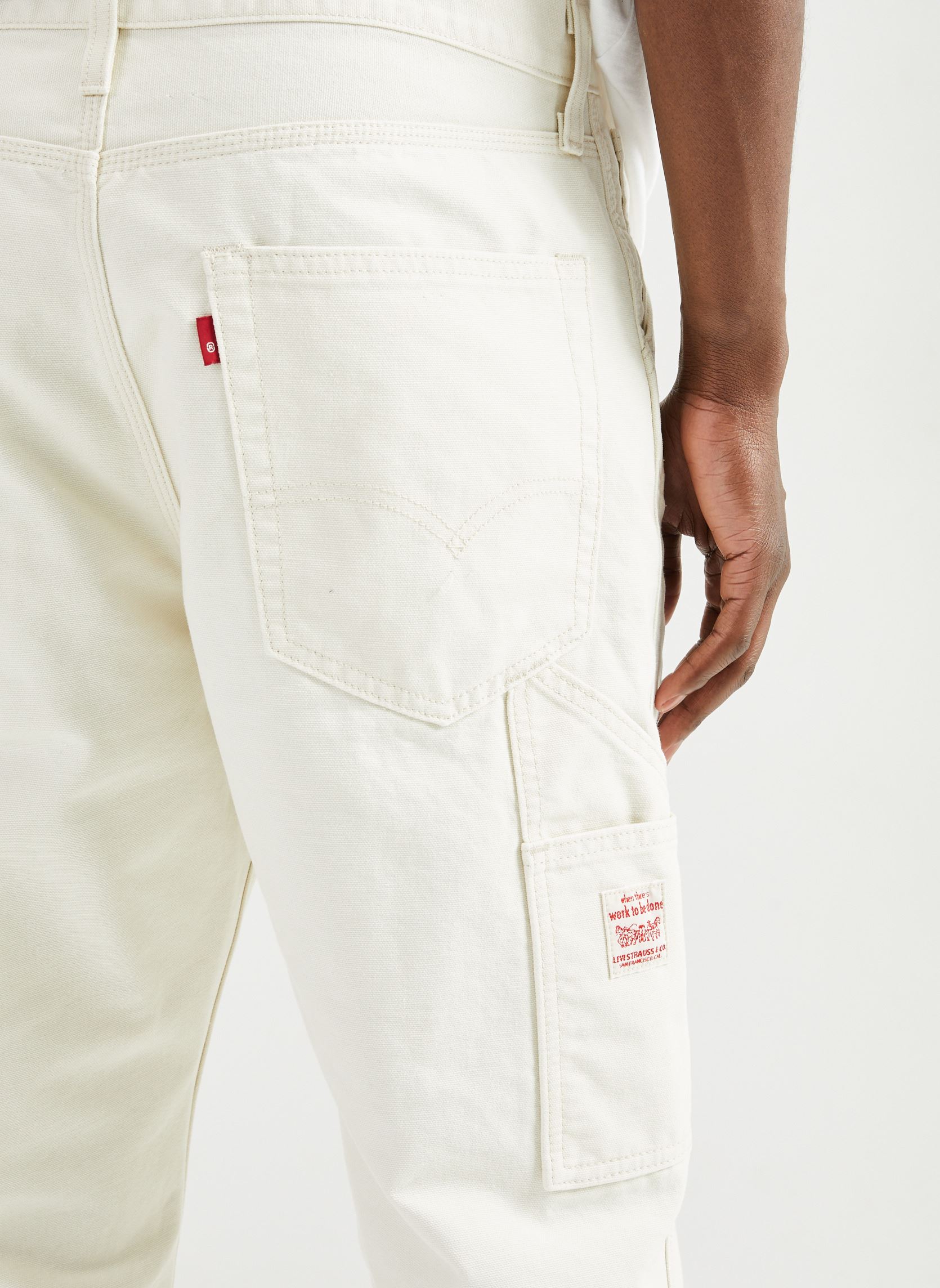 Jeans droit 568 STAY LOOSE CARPENTER homme blanc Levi's Jeans droit 568 STAY LOOSE CARPENTER homme blanc CHALKY WHITE SUPER SWEET