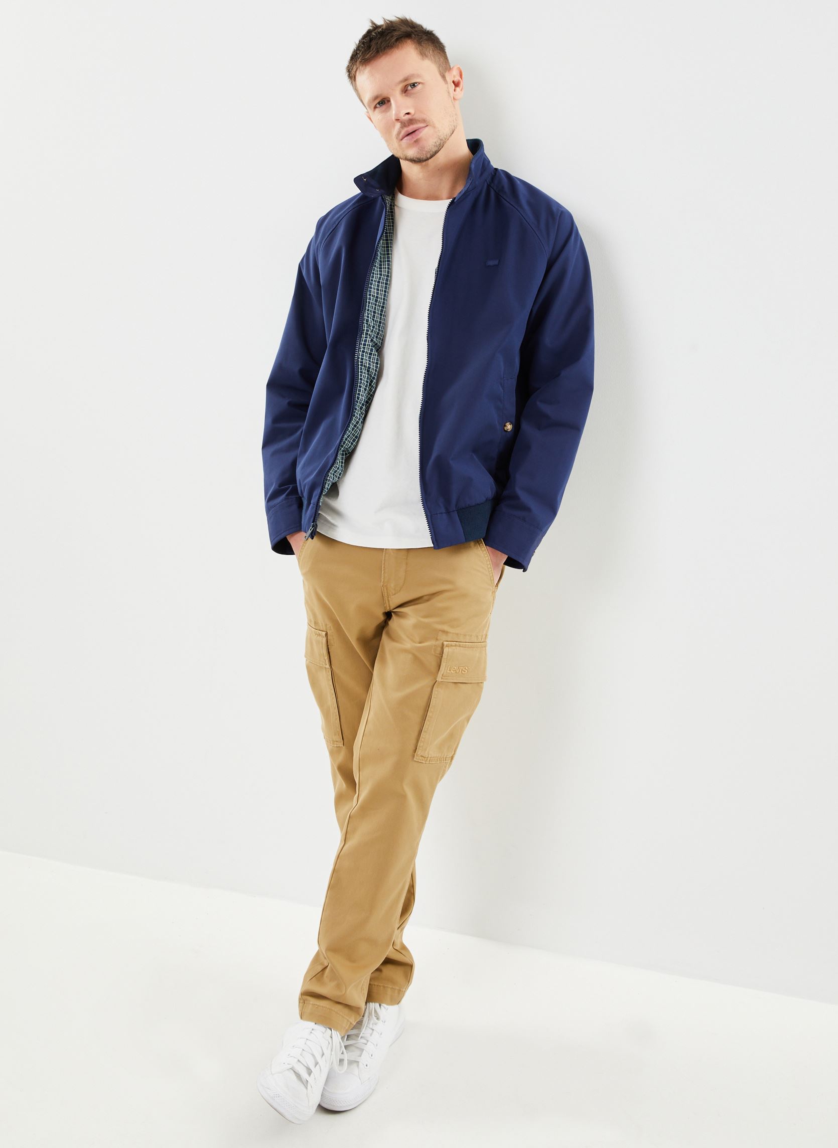 Blousons BAKER HARRINGTON JACKET homme bleu Levi's Blousons BAKER HARRINGTON JACKET homme bleu Naval Academy