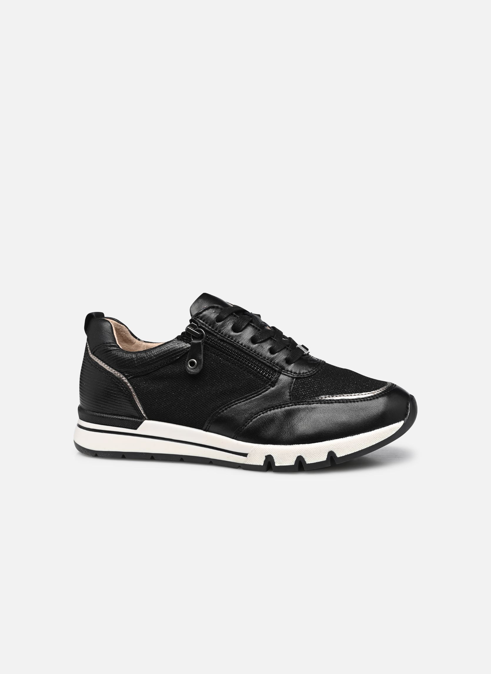 Niedrige Sneaker 23754-42 damen schwarz Caprice Niedrige Sneaker 23754-42 damen schwarz BLACK COMB