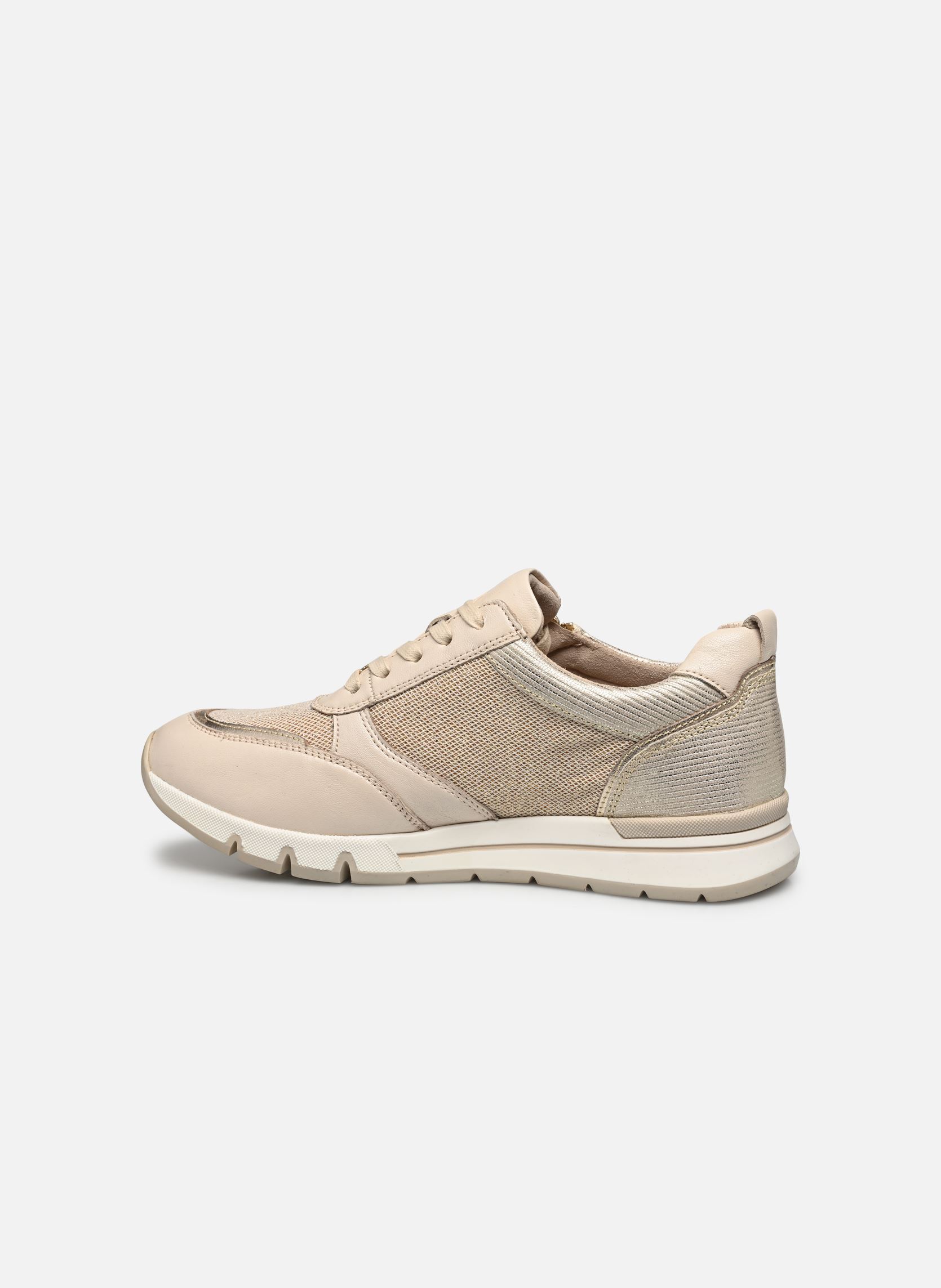 Baskets basses 23754-42 femme beige Caprice Baskets basses 23754-42 femme beige CREAM/GOLD