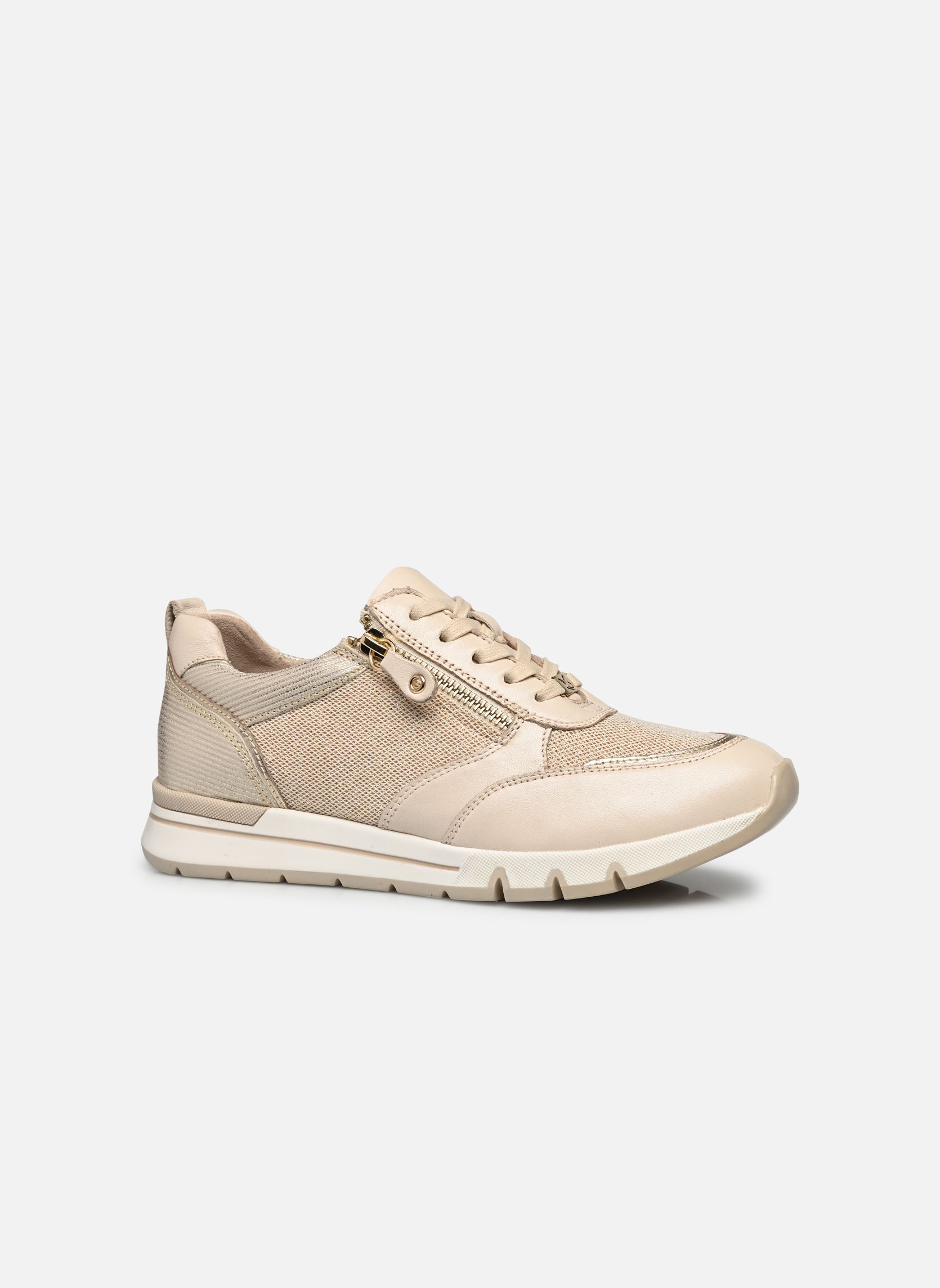Baskets basses 23754-42 femme beige Caprice Baskets basses 23754-42 femme beige CREAM/GOLD