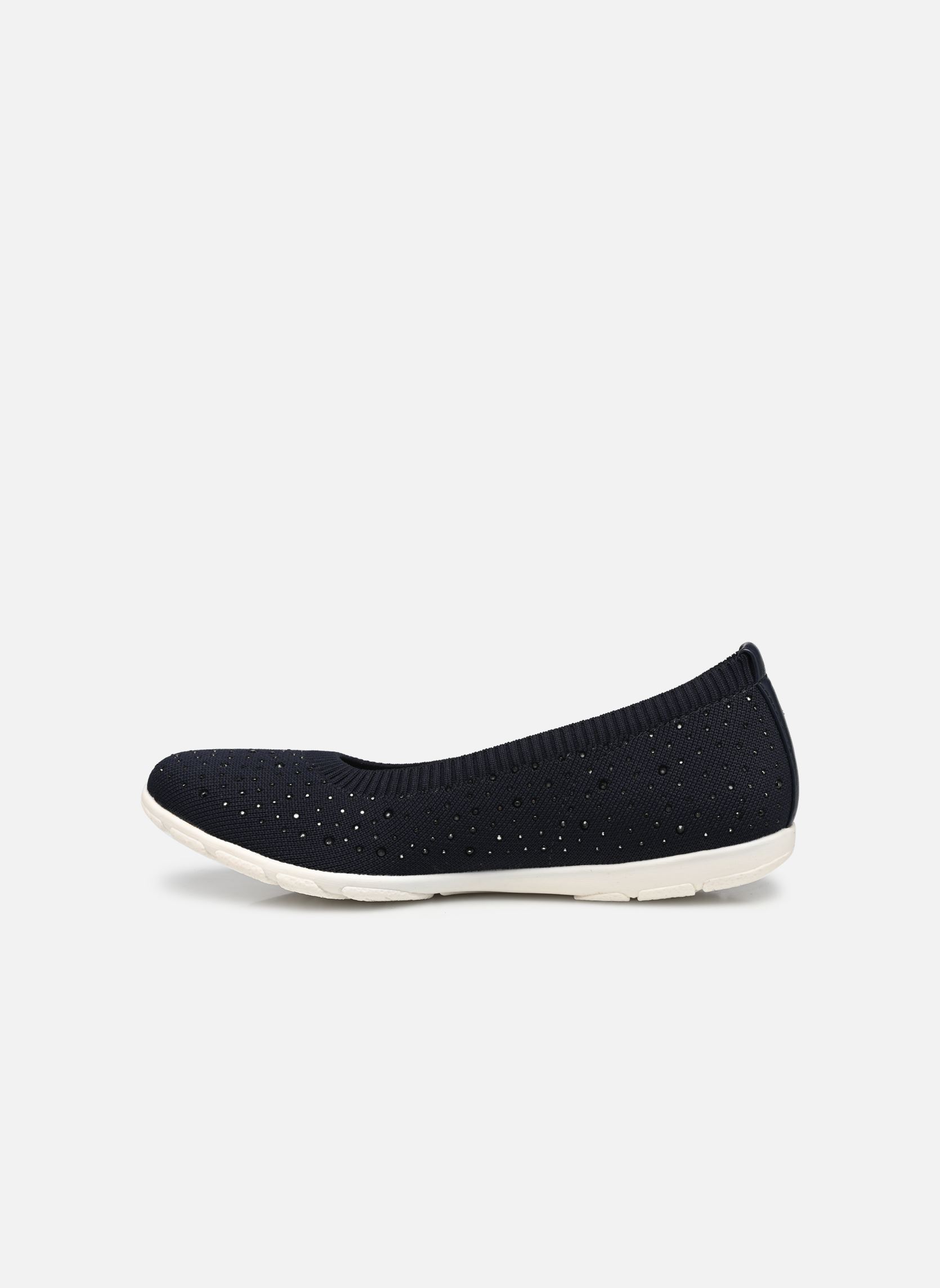 Klassische Ballerinas 22107-42 damen blau Caprice Klassische Ballerinas 22107-42 damen blau OCEAN KNIT