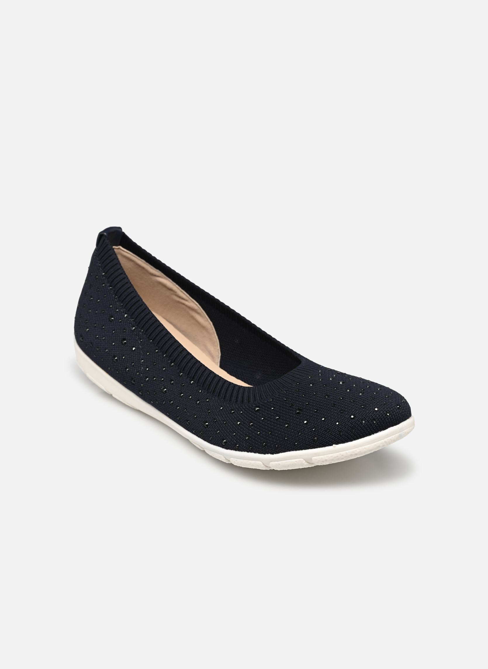Klassische Ballerinas 22107-42 damen blau Caprice Klassische Ballerinas 22107-42 damen blau OCEAN KNIT
