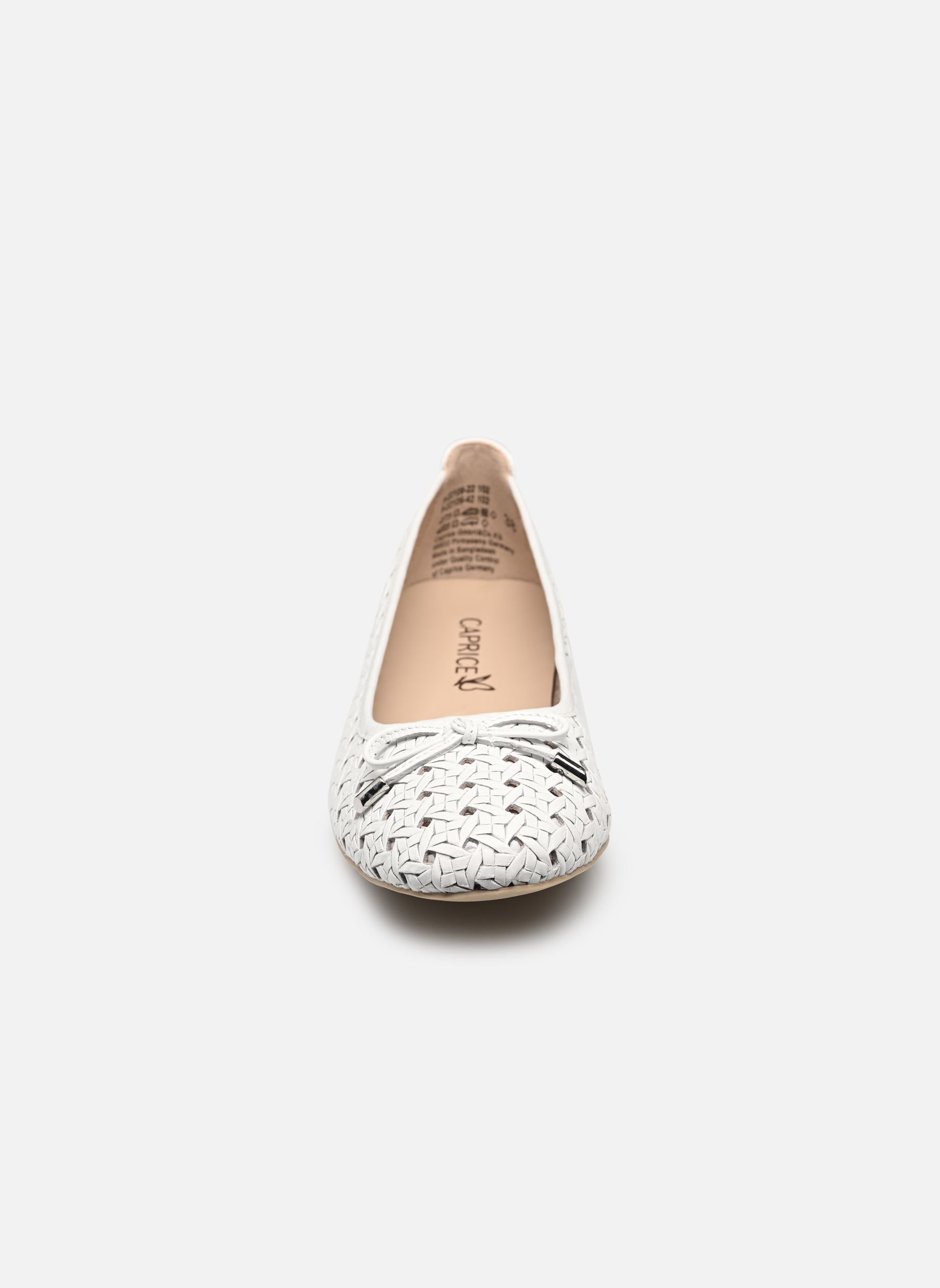 Klassieke ballerina's 22109-42 dames wit Caprice Klassieke ballerina's 22109-42 dames wit WHITE NAPPA