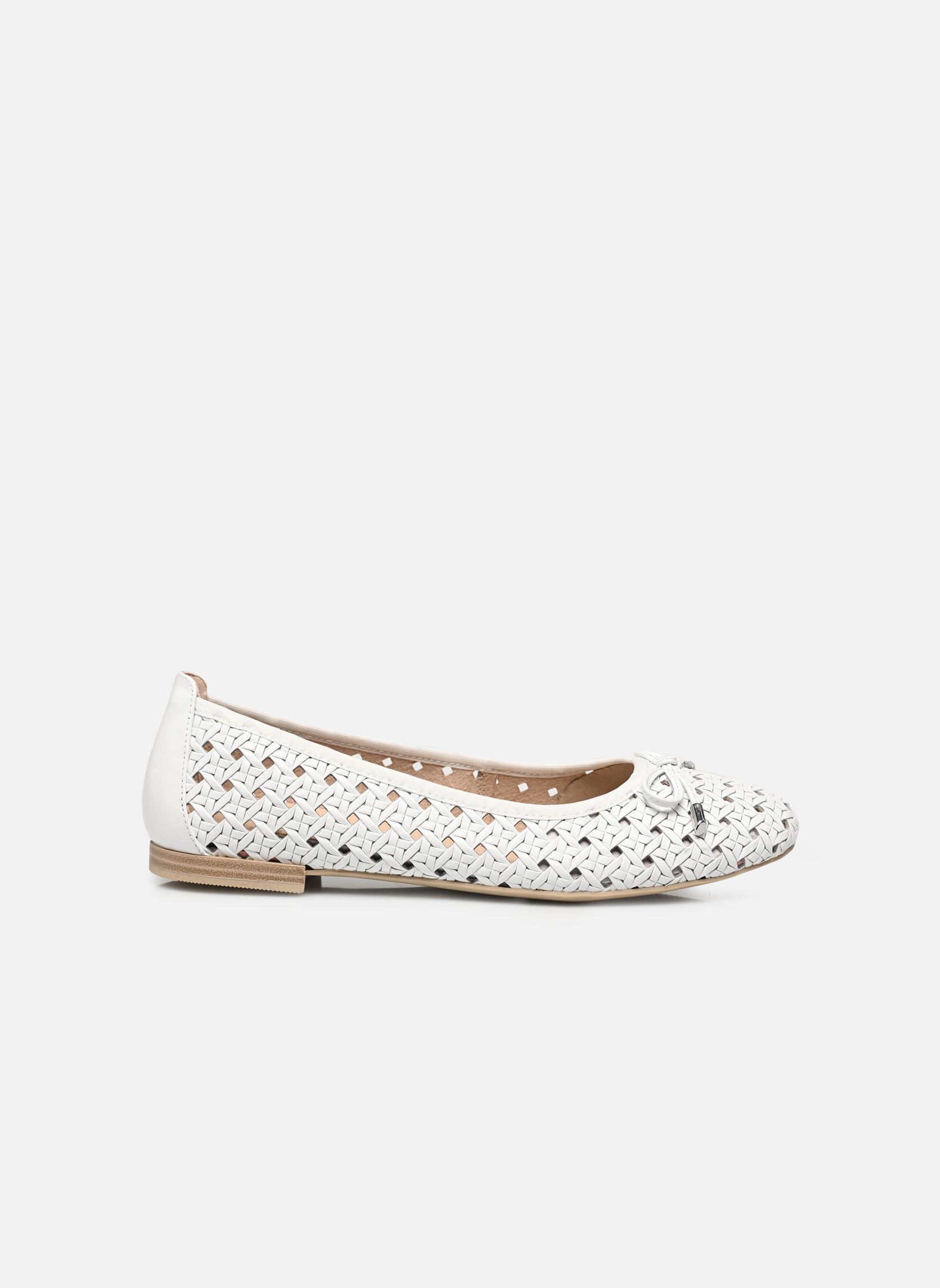 Klassieke ballerina's 22109-42 dames wit Caprice Klassieke ballerina's 22109-42 dames wit WHITE NAPPA