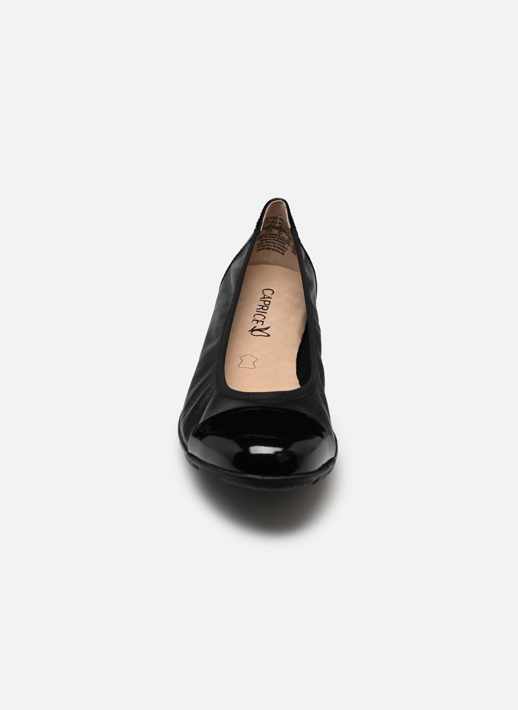 Klassische Ballerinas 22152-42 damen schwarz Caprice Klassische Ballerinas 22152-42 damen schwarz BLACK COMB N