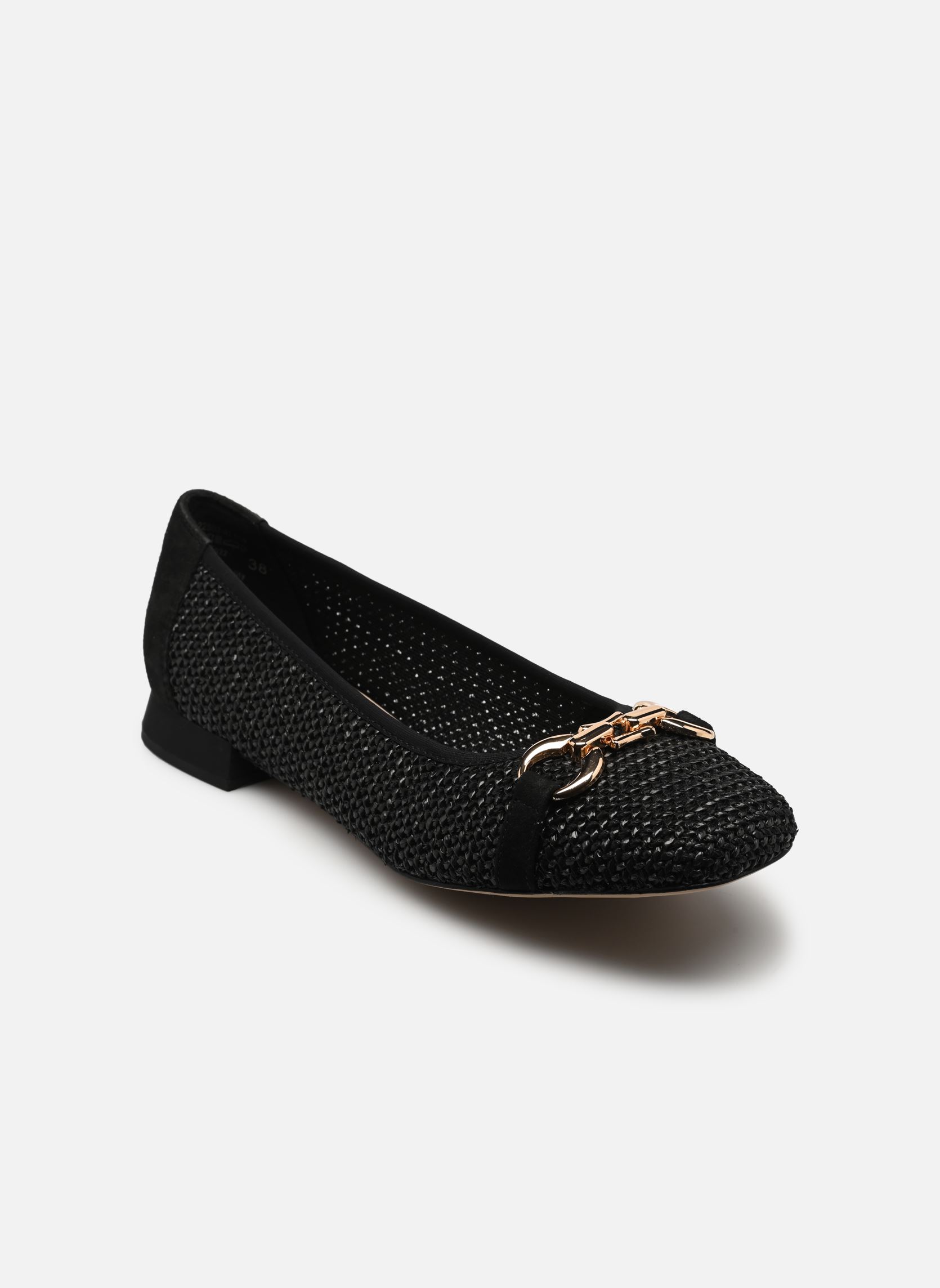 Klassische Ballerinas 22503-42 damen schwarz Caprice Klassische Ballerinas 22503-42 damen schwarz BLACK COMB