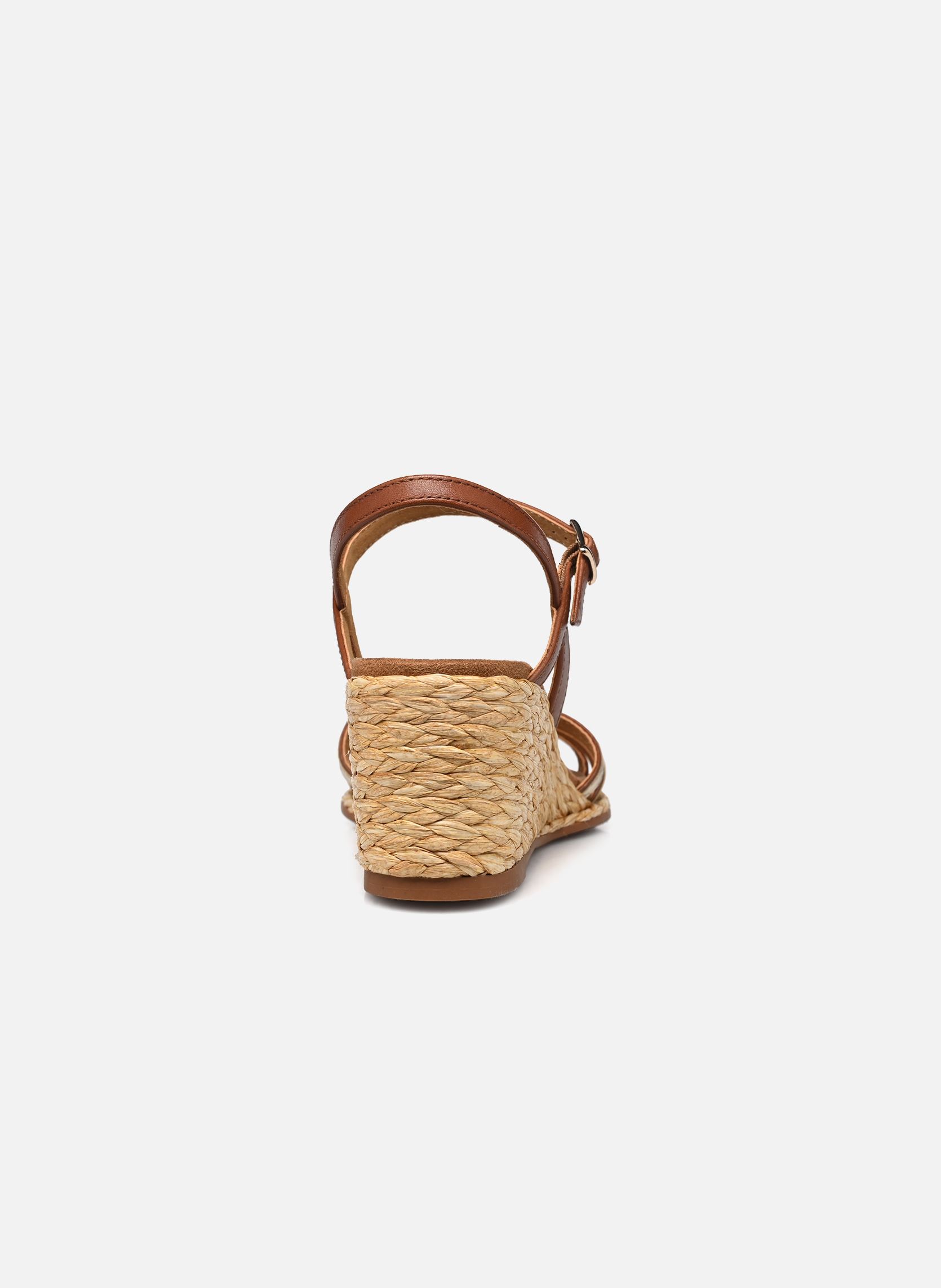 Keil- und Plateausandalen 28305-42 damen braun Caprice Keil- und Plateausandalen 28305-42 damen braun COGNAC/GOLD