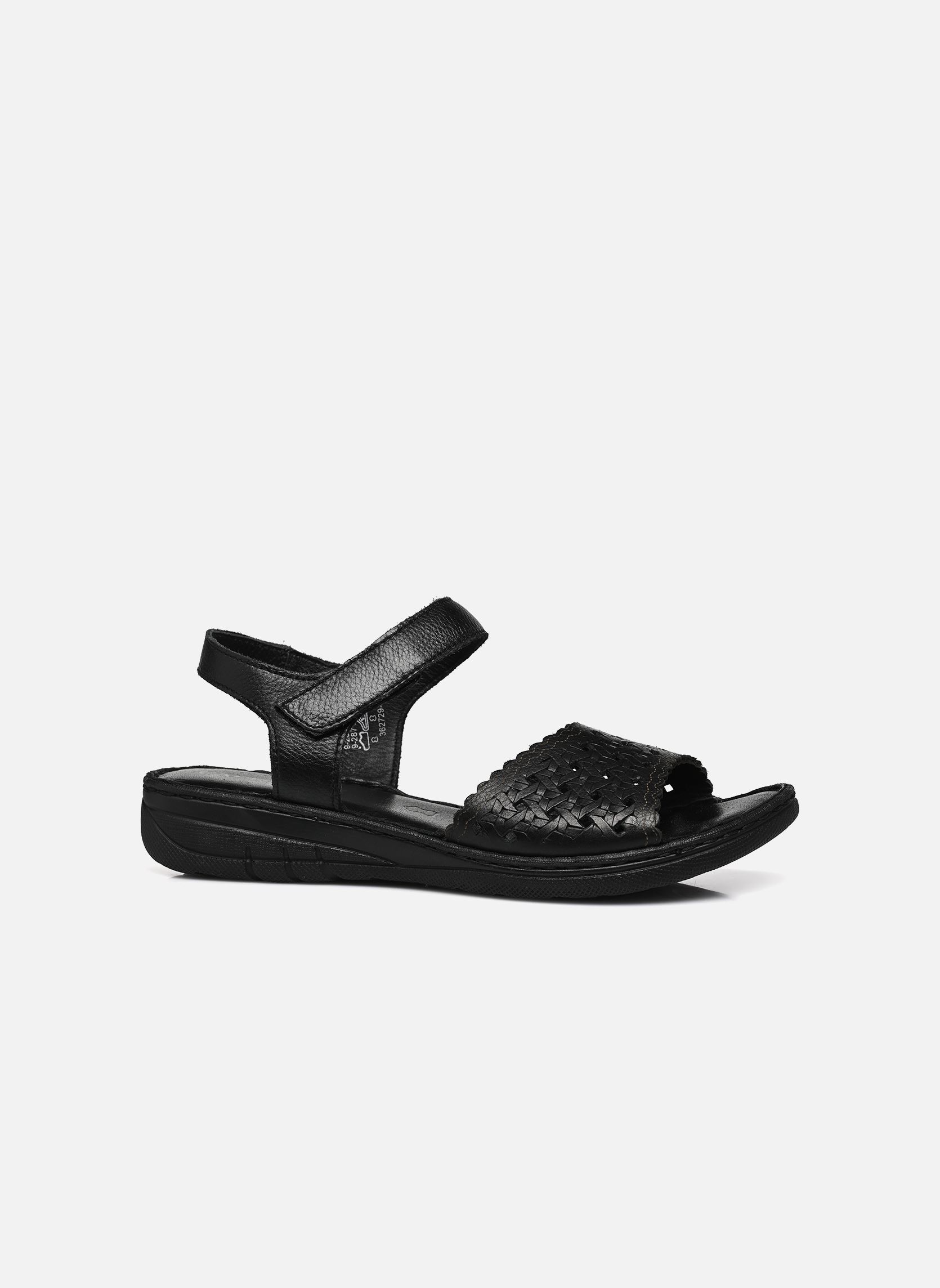 Flache Sandalen 28715-42 damen schwarz Caprice Flache Sandalen 28715-42 damen schwarz BLACK NAPPA