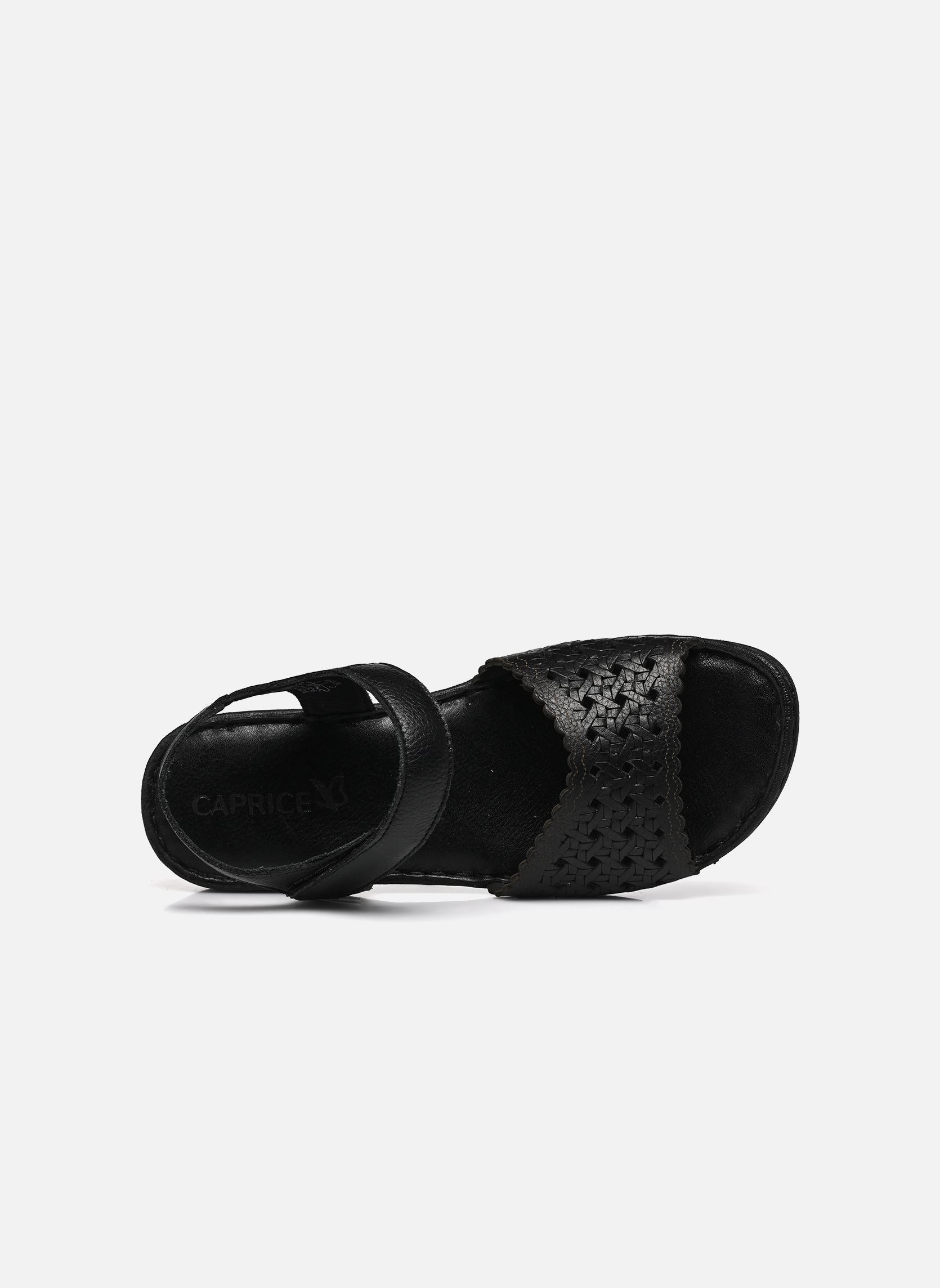 Flache Sandalen 28715-42 damen schwarz Caprice Flache Sandalen 28715-42 damen schwarz BLACK NAPPA