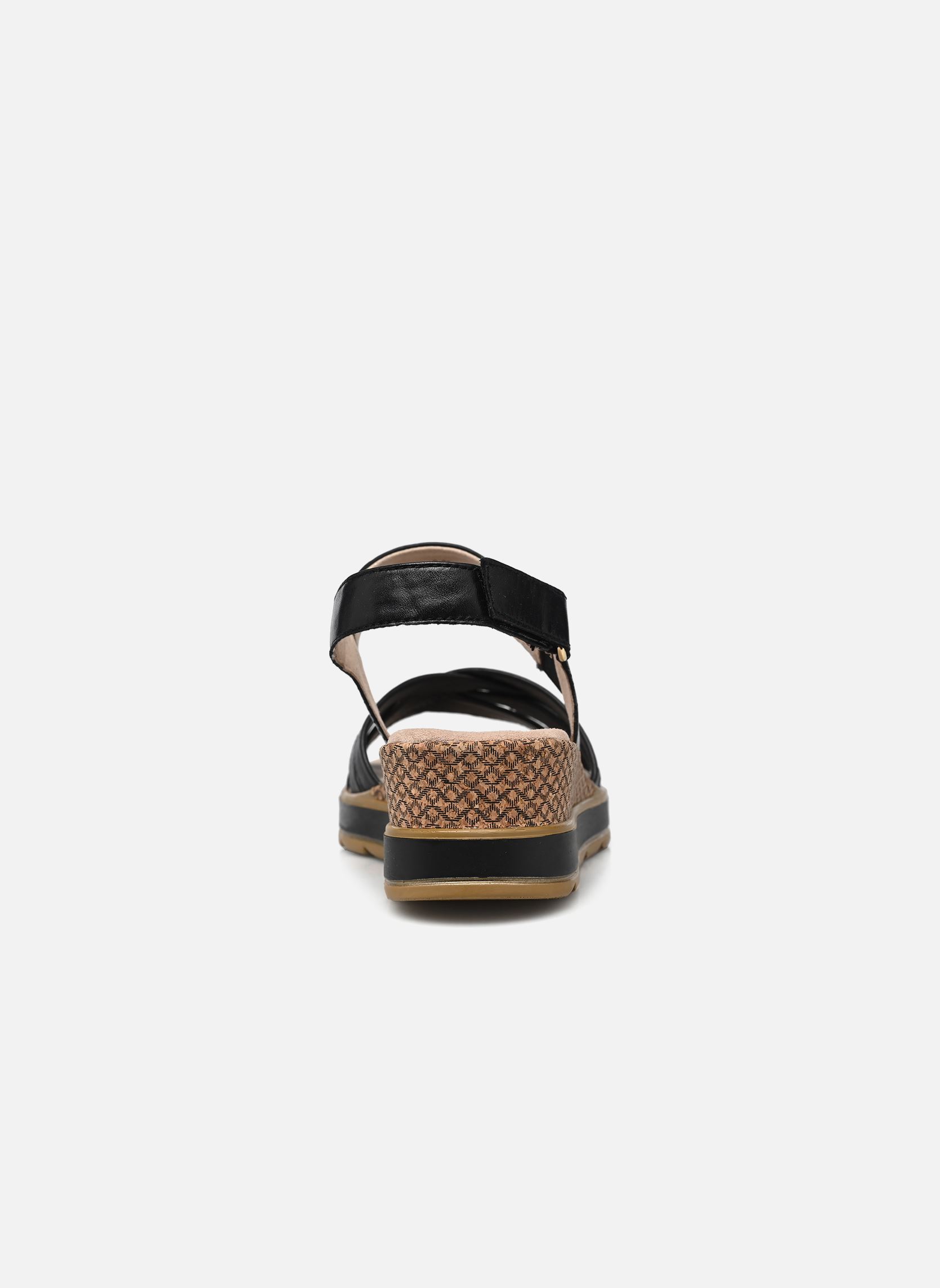 Sandalias y plataformas de cuña 28752-42 mujer negro Caprice Sandalias y plataformas de cuña 28752-42 mujer negro BLACK SOFTNAP.