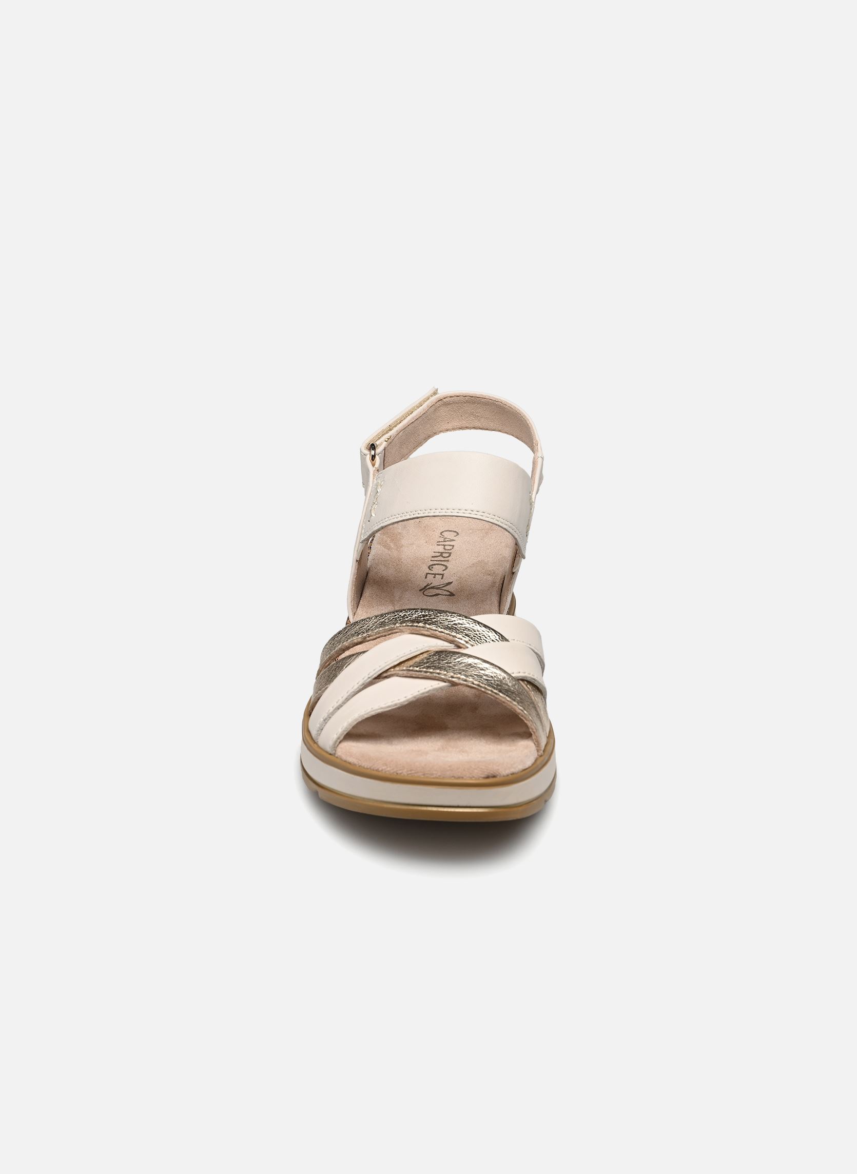 Sandales compensées et plateformes 28752-42 femme blanc Caprice Sandales compensées et plateformes 28752-42 femme blanc OFFWHITE COMB