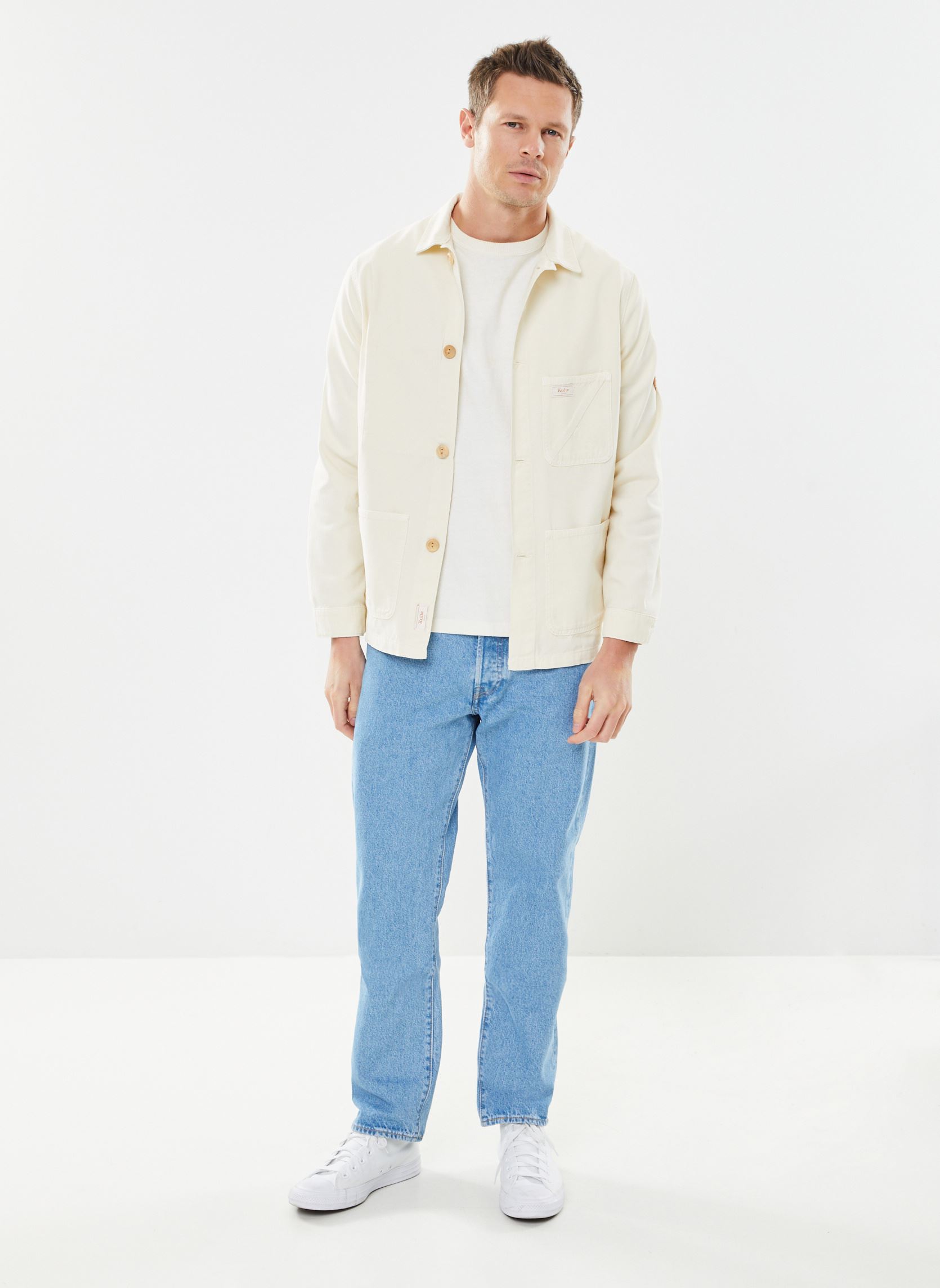 Jassen Bleu De Travail heren wit Kulte Jassen Bleu De Travail heren wit Off white