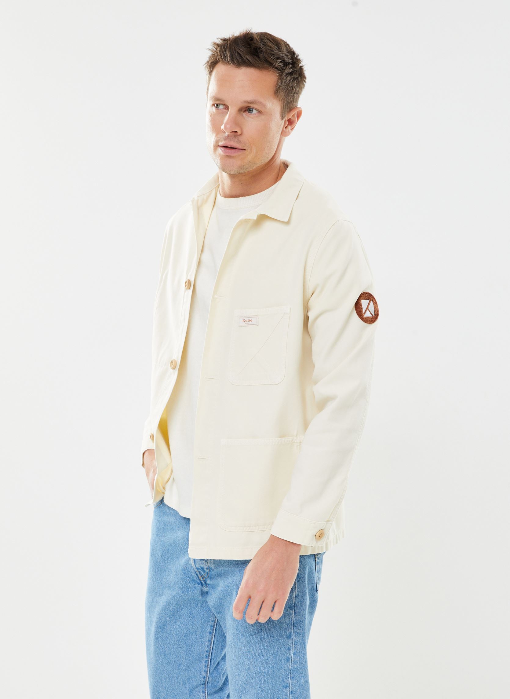 Jassen Bleu De Travail heren wit Kulte Jassen Bleu De Travail heren wit Off white