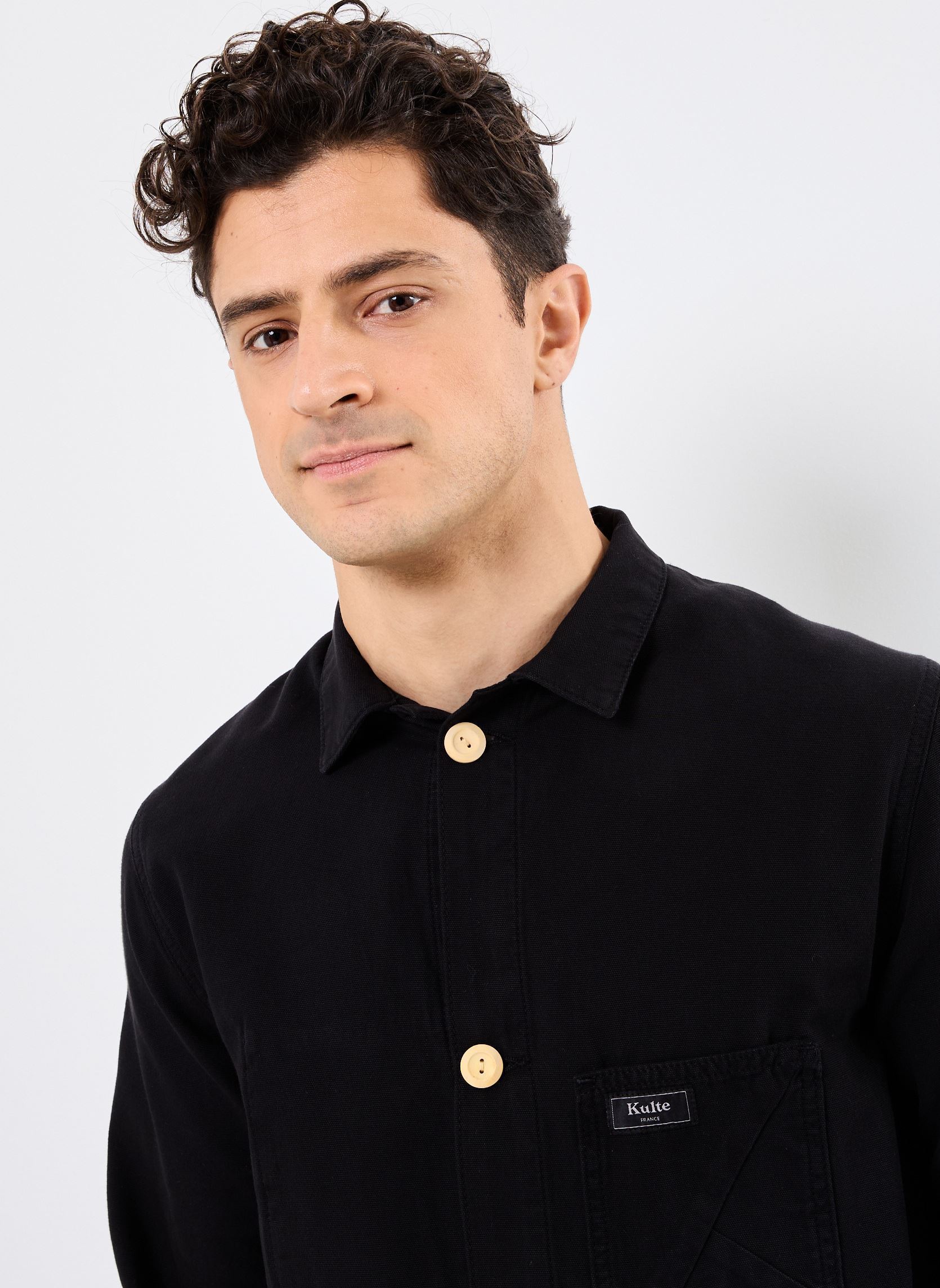 Vestes Bleu De Travail homme noir Kulte Vestes Bleu De Travail homme noir NOIR