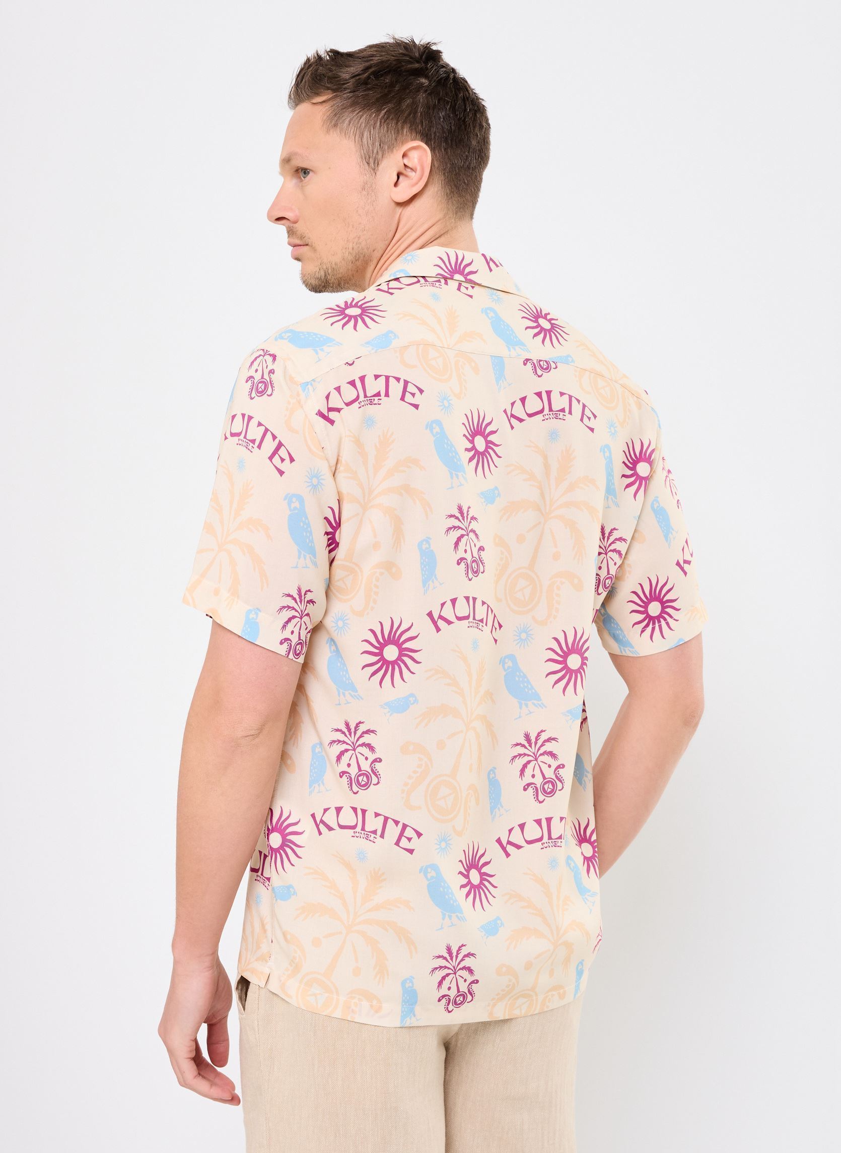 Hemden Chemise Hawaienne herren mehrfarbig Kulte Hemden Chemise Hawaienne herren mehrfarbig COCO