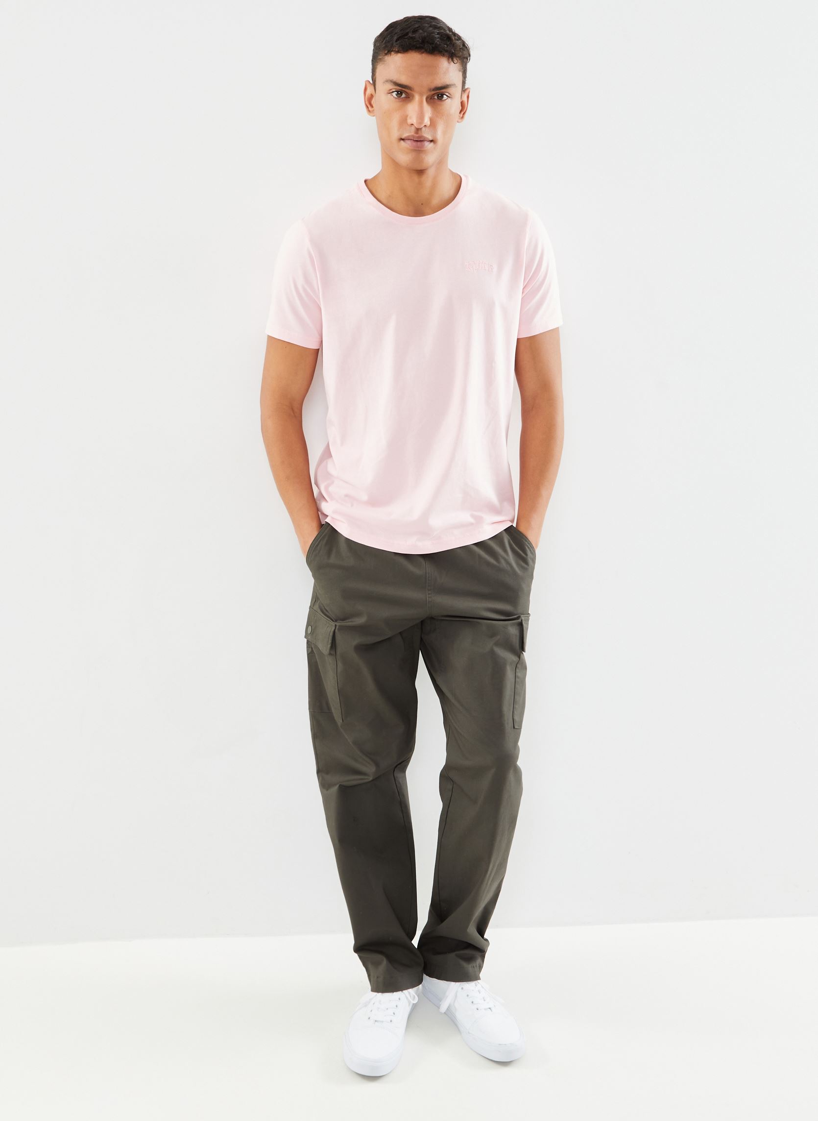 T-shirts met korte mouwen Ts Athletic Tone heren roze Kulte T-shirts met korte mouwen Ts Athletic Tone heren roze PINK