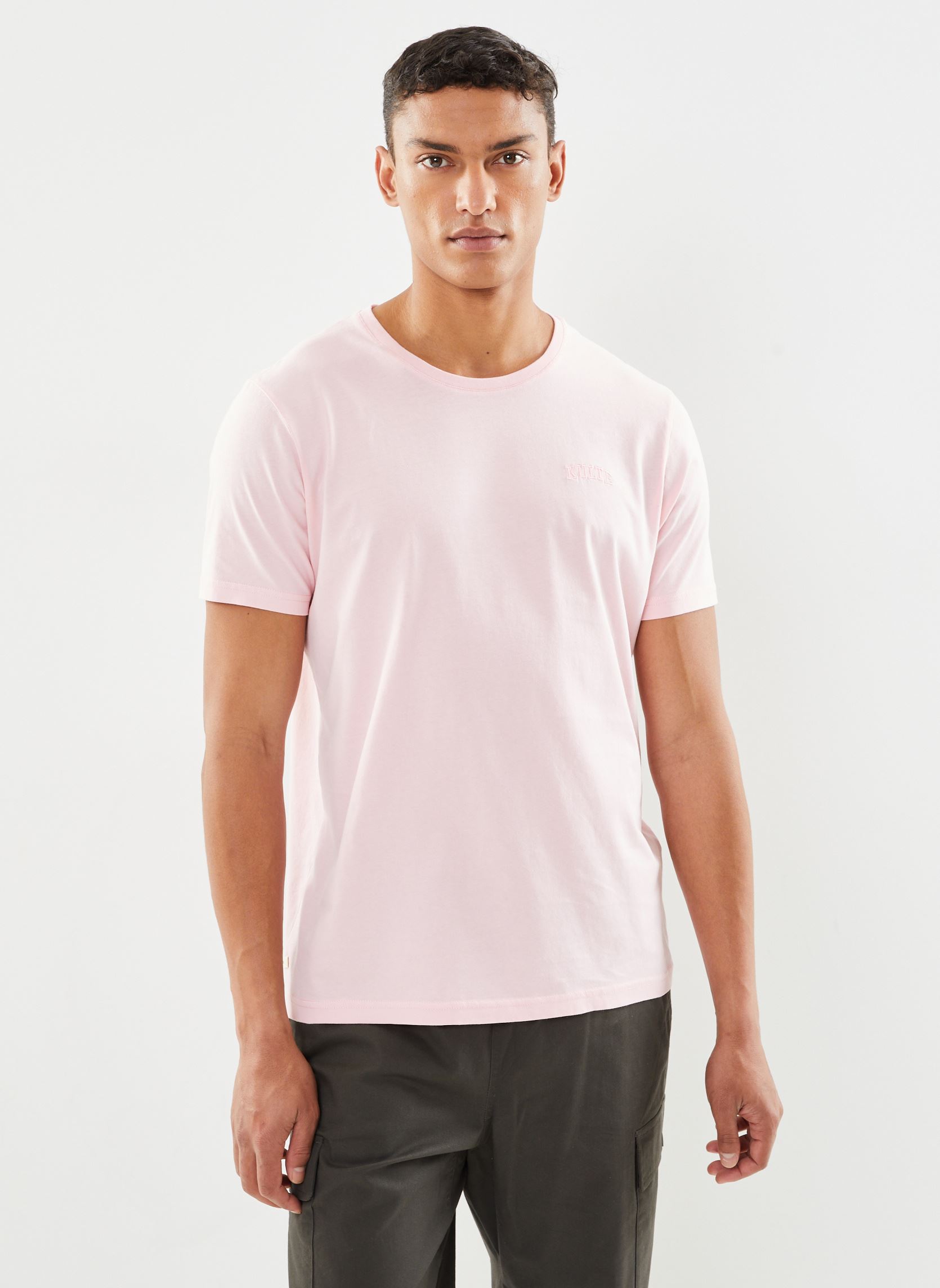 T-shirts met korte mouwen Ts Athletic Tone heren roze Kulte T-shirts met korte mouwen Ts Athletic Tone heren roze PINK