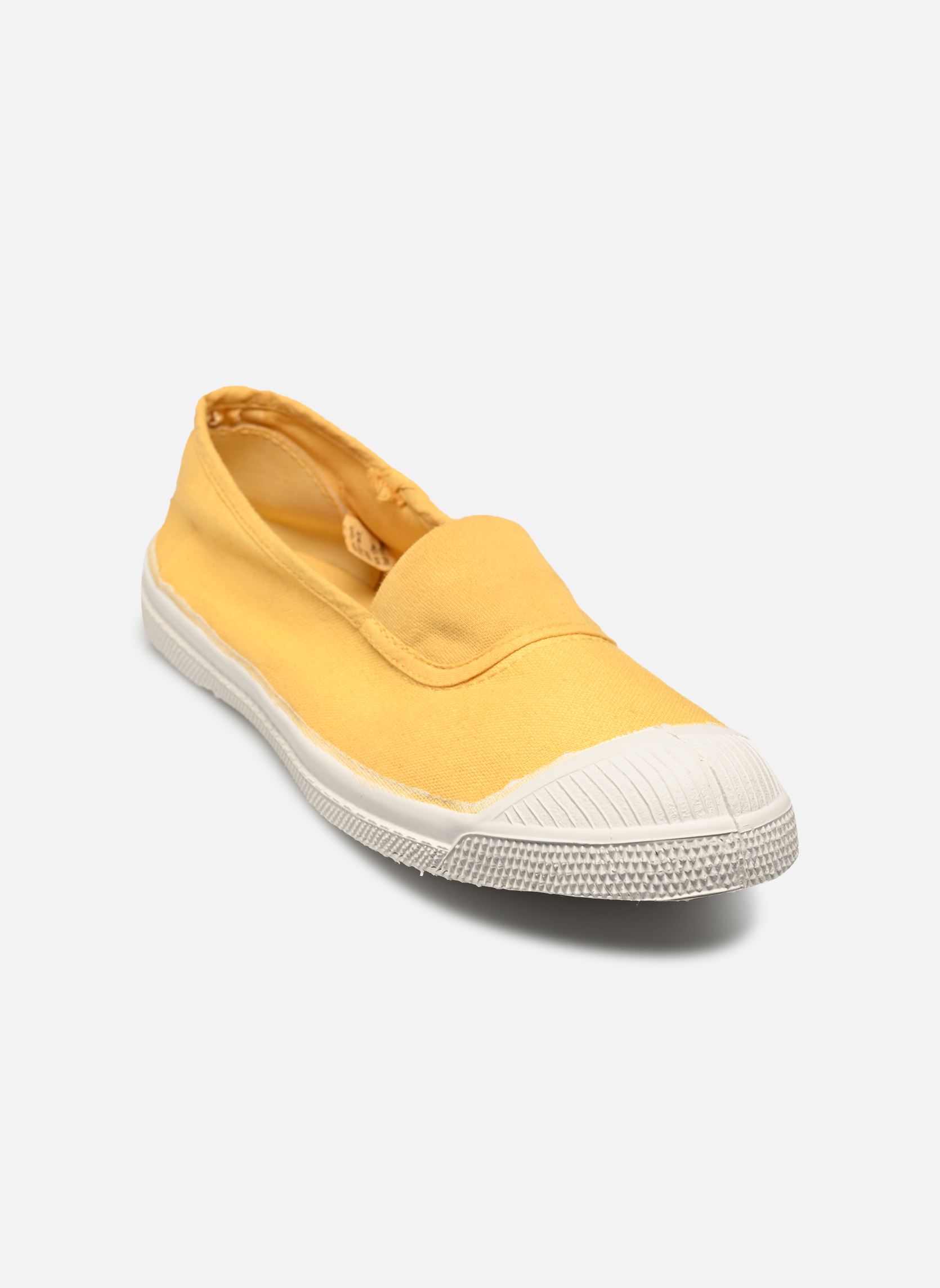 Leinen-Sneaker ELASTIQUES damen gelb Bensimon Leinen-Sneaker ELASTIQUES damen gelb SAFRAN