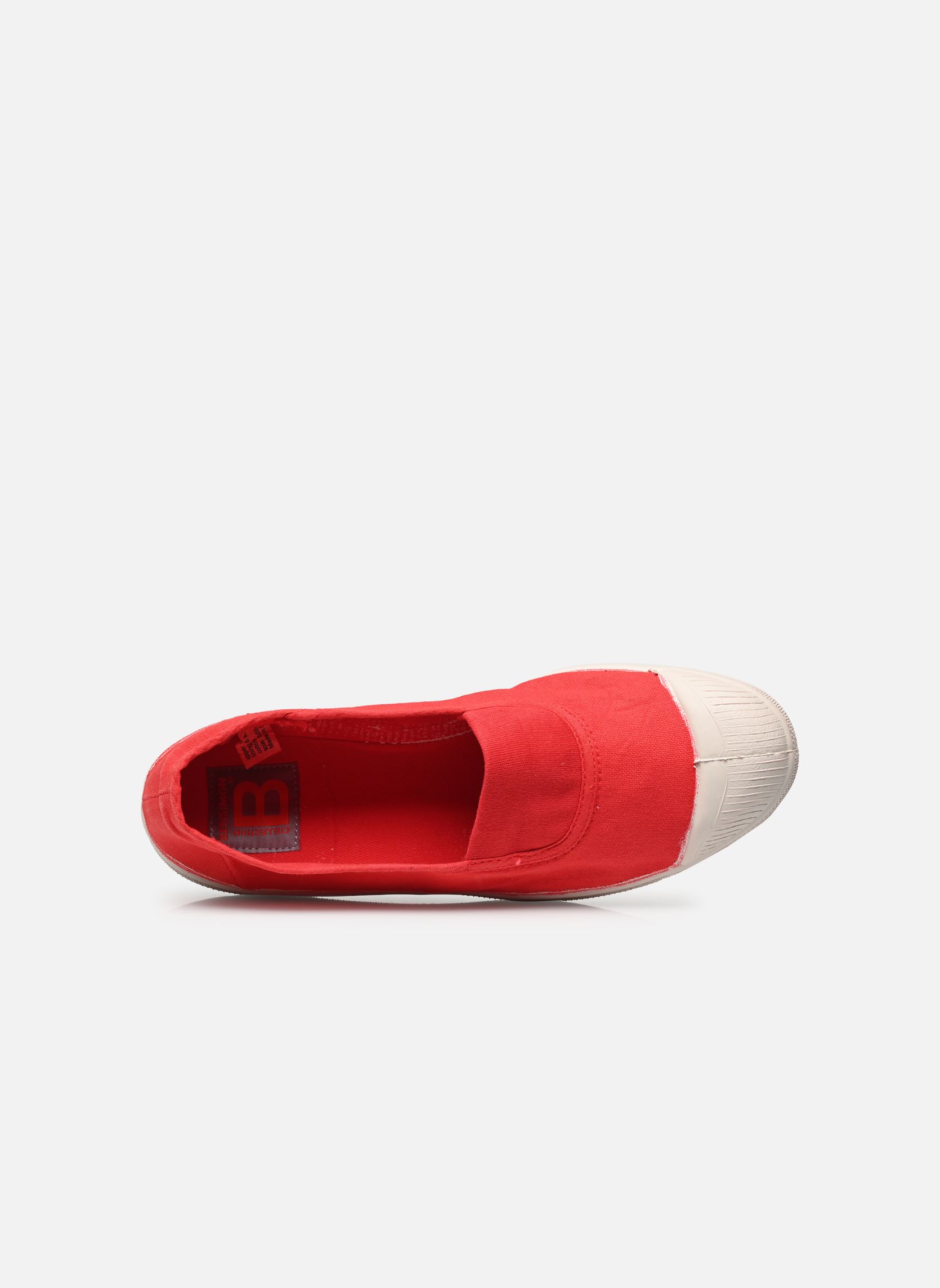 Leinen-Sneaker ELASTIQUES damen rot Bensimon Leinen-Sneaker ELASTIQUES damen rot PASSION