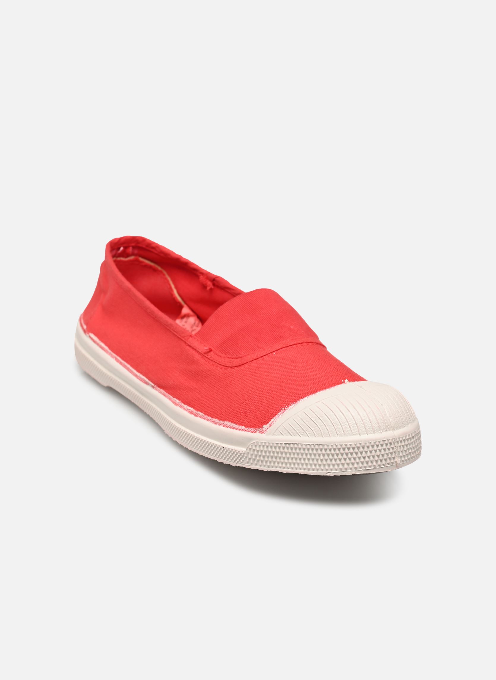 Leinen-Sneaker ELASTIQUES damen rot Bensimon Leinen-Sneaker ELASTIQUES damen rot PASSION