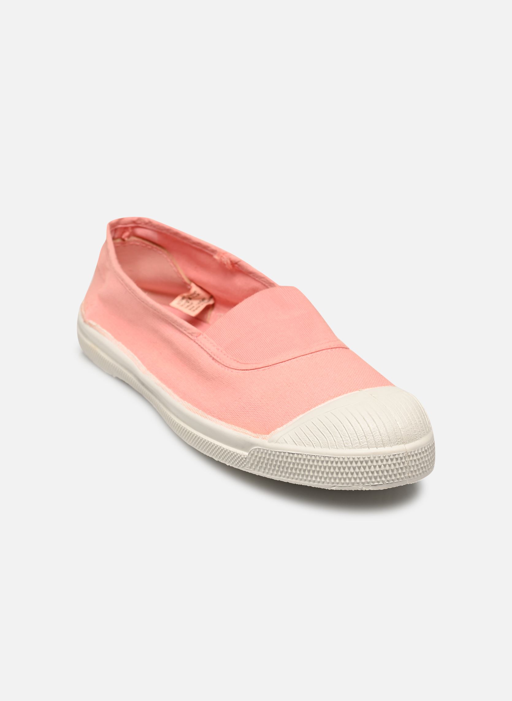 Baskets toile ELASTIQUES femme rose Bensimon Baskets toile ELASTIQUES femme rose ROSE TENDRE
