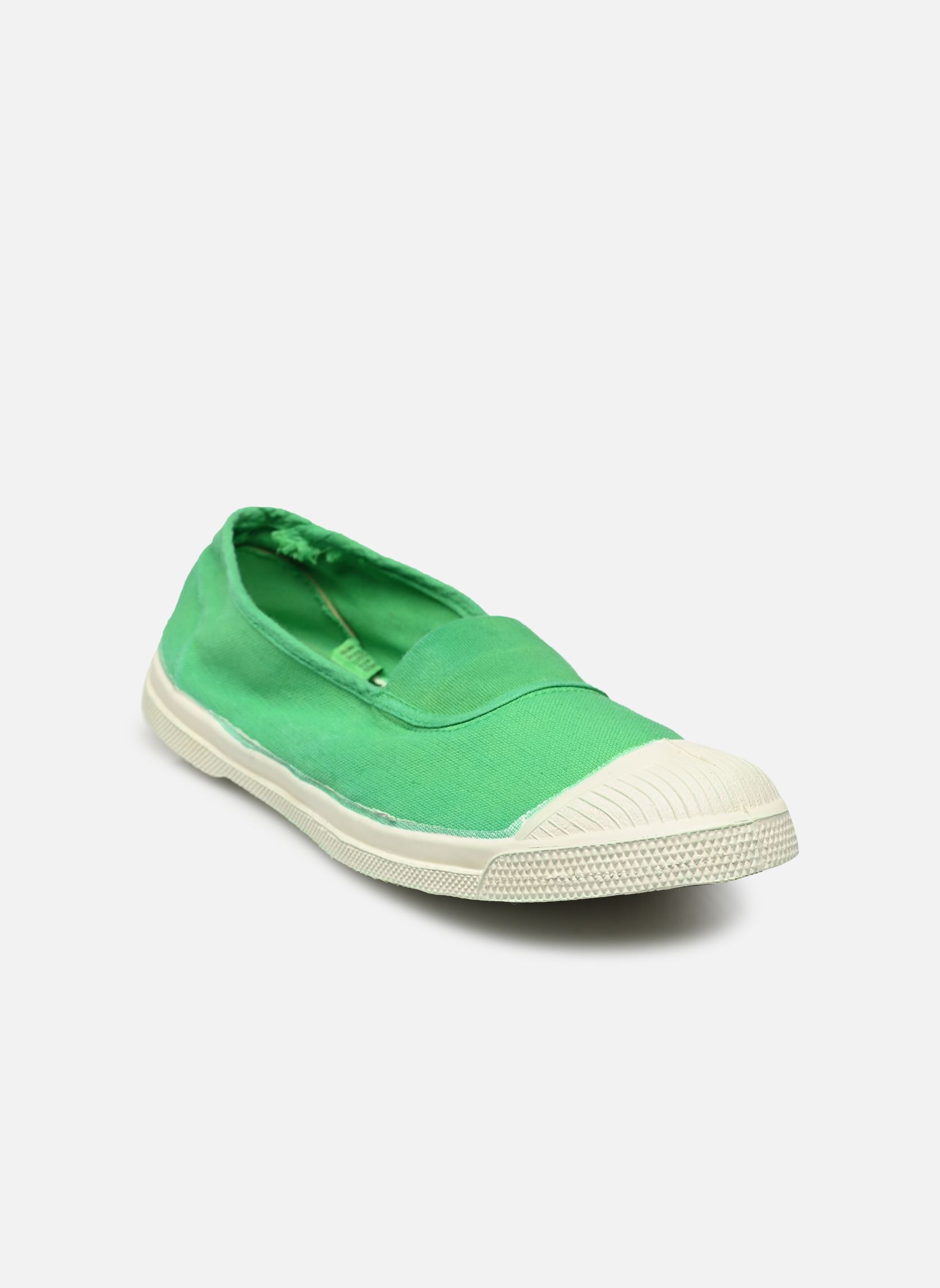 Leinen-Sneaker ELASTIQUES damen grün Bensimon Leinen-Sneaker ELASTIQUES damen grün PRAIRIE