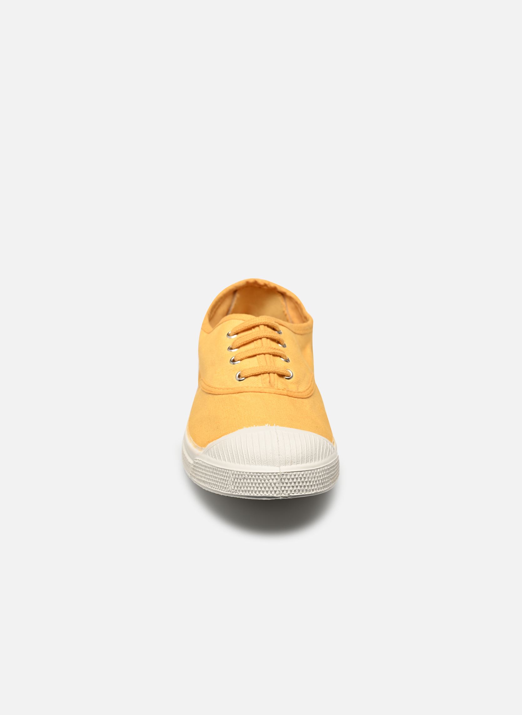 Leinen-Sneaker LACETS damen gelb Bensimon Leinen-Sneaker LACETS damen gelb SAFRAN