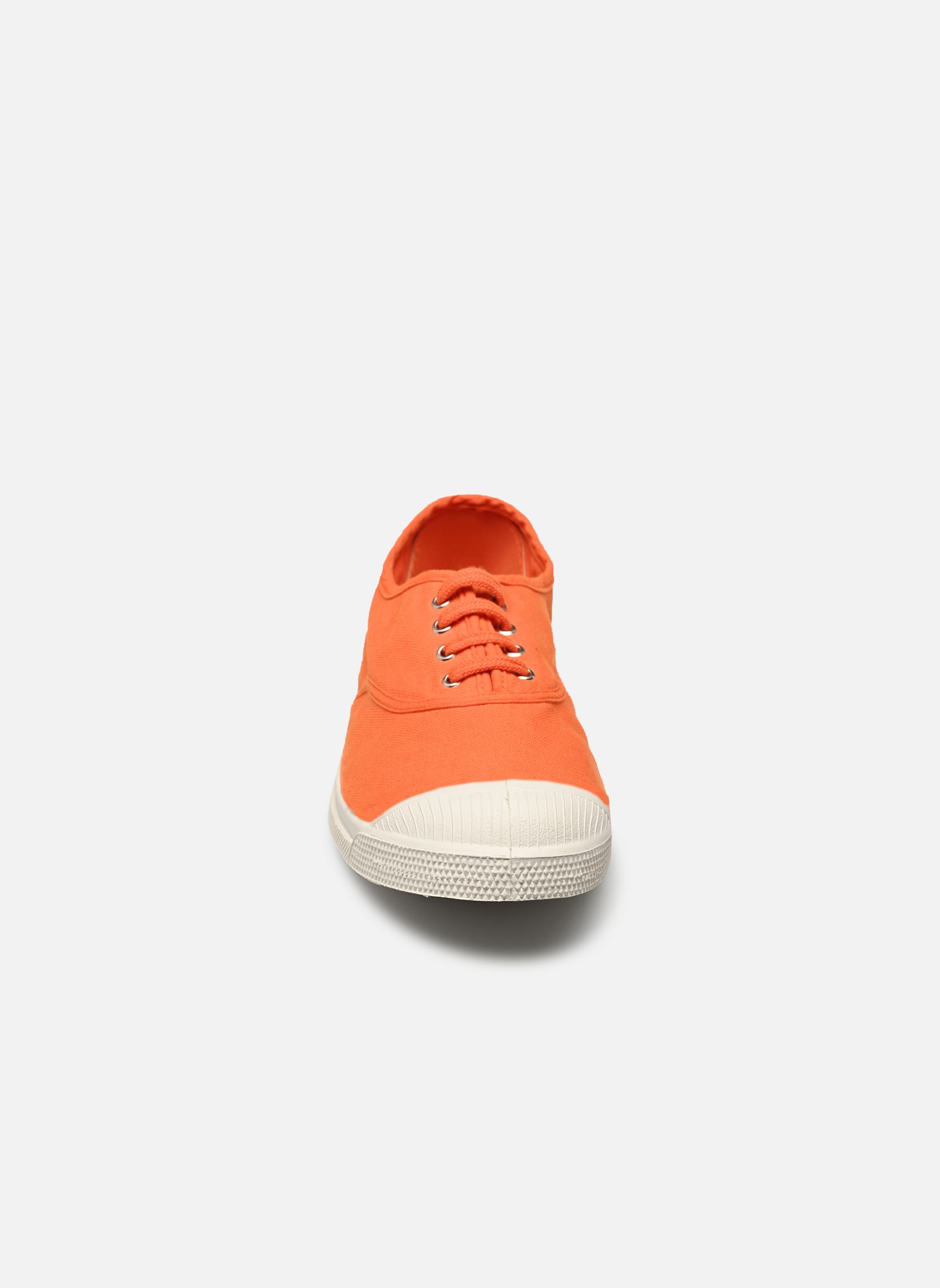 Leinen-Sneaker LACETS damen orange Bensimon Leinen-Sneaker LACETS damen orange CLEMENTINE