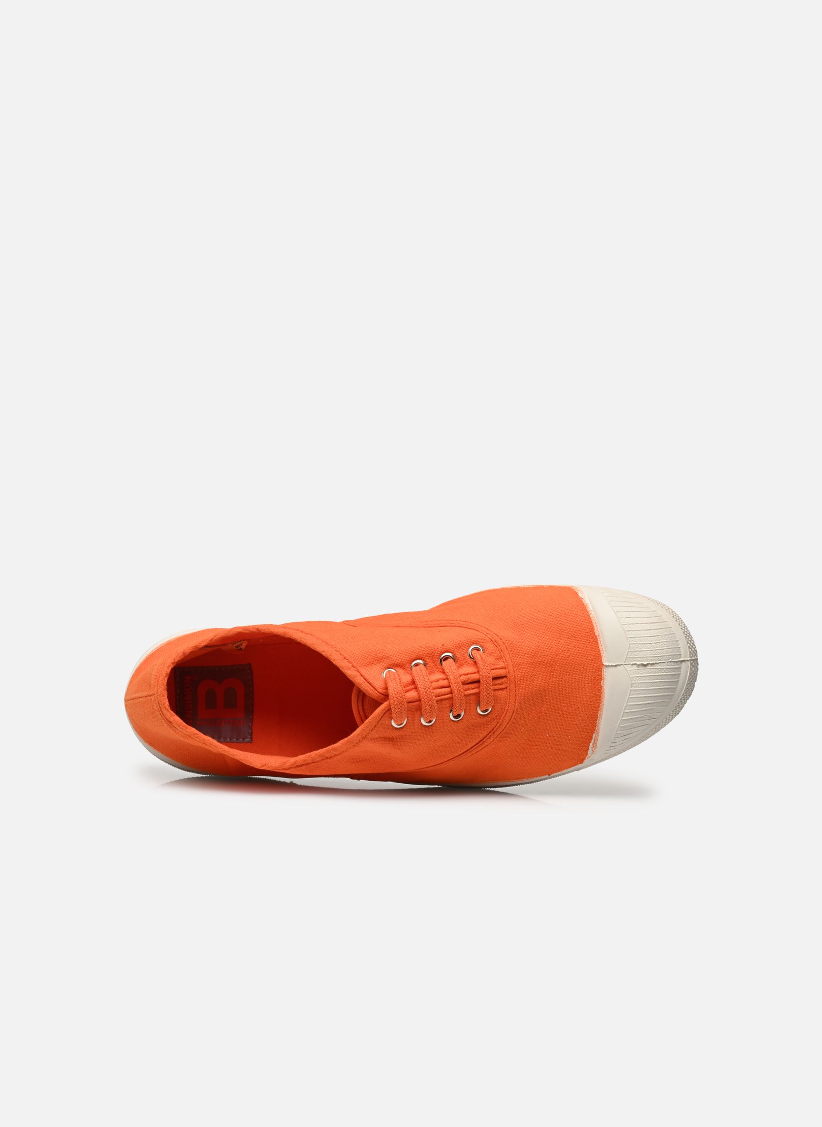 Leinen-Sneaker LACETS damen orange Bensimon Leinen-Sneaker LACETS damen orange CLEMENTINE