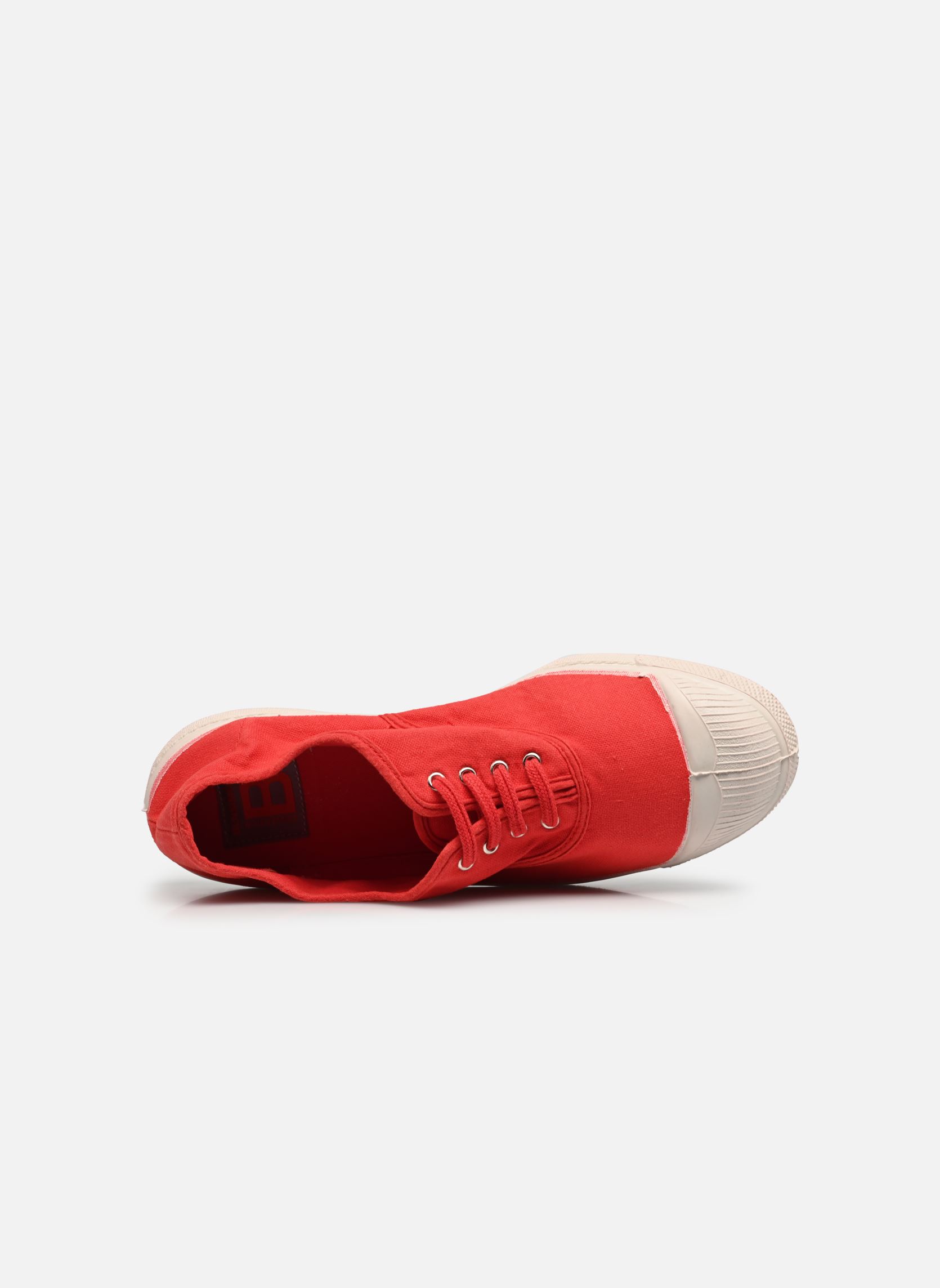 Leinen-Sneaker LACETS damen rot Bensimon Leinen-Sneaker LACETS damen rot Passion