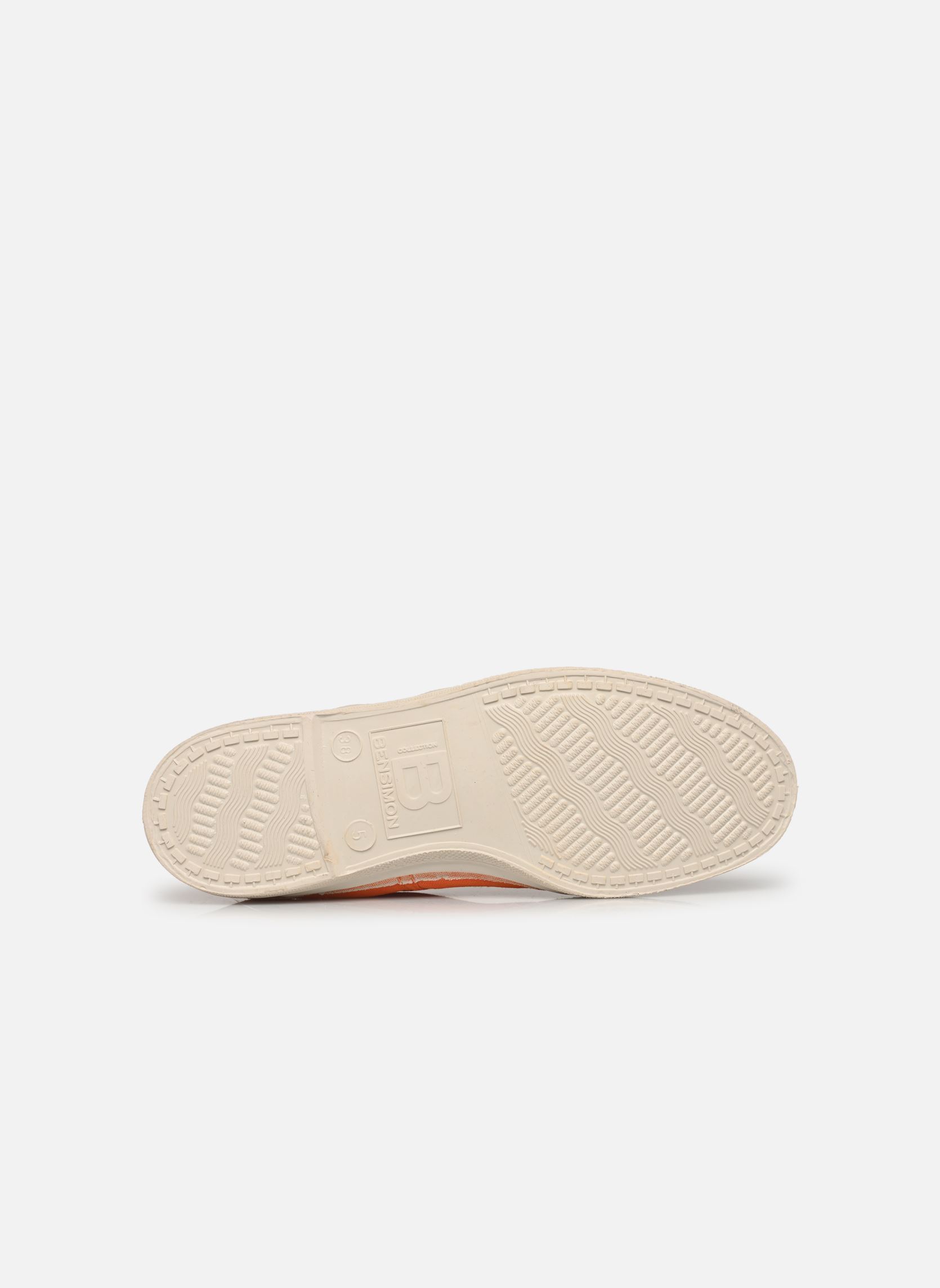 Leinen-Sneaker LACETS damen orange Bensimon Leinen-Sneaker LACETS damen orange ABRICOT