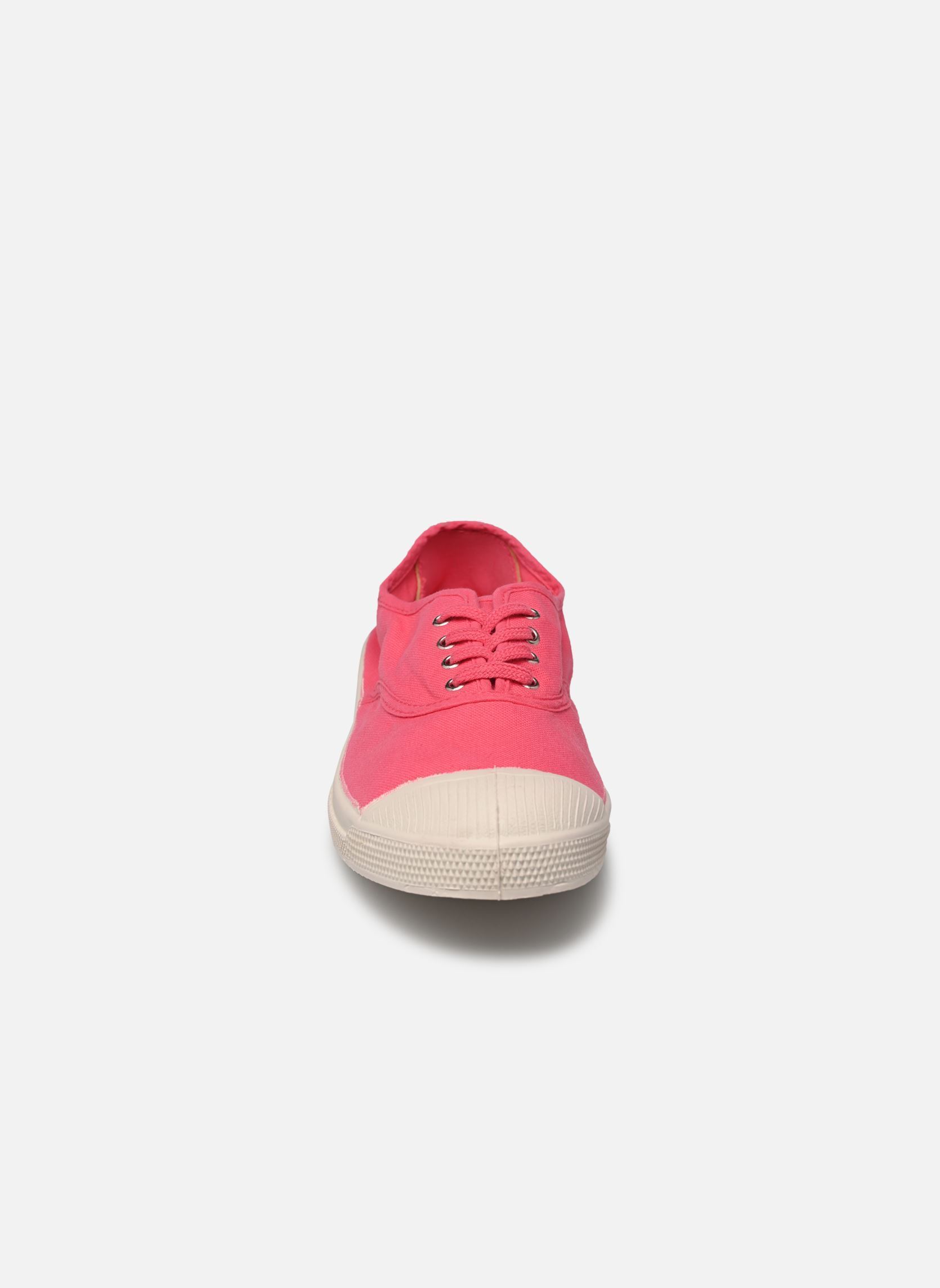 Leinen-Sneaker LACETS damen rosa Bensimon Leinen-Sneaker LACETS damen rosa AZALÉE