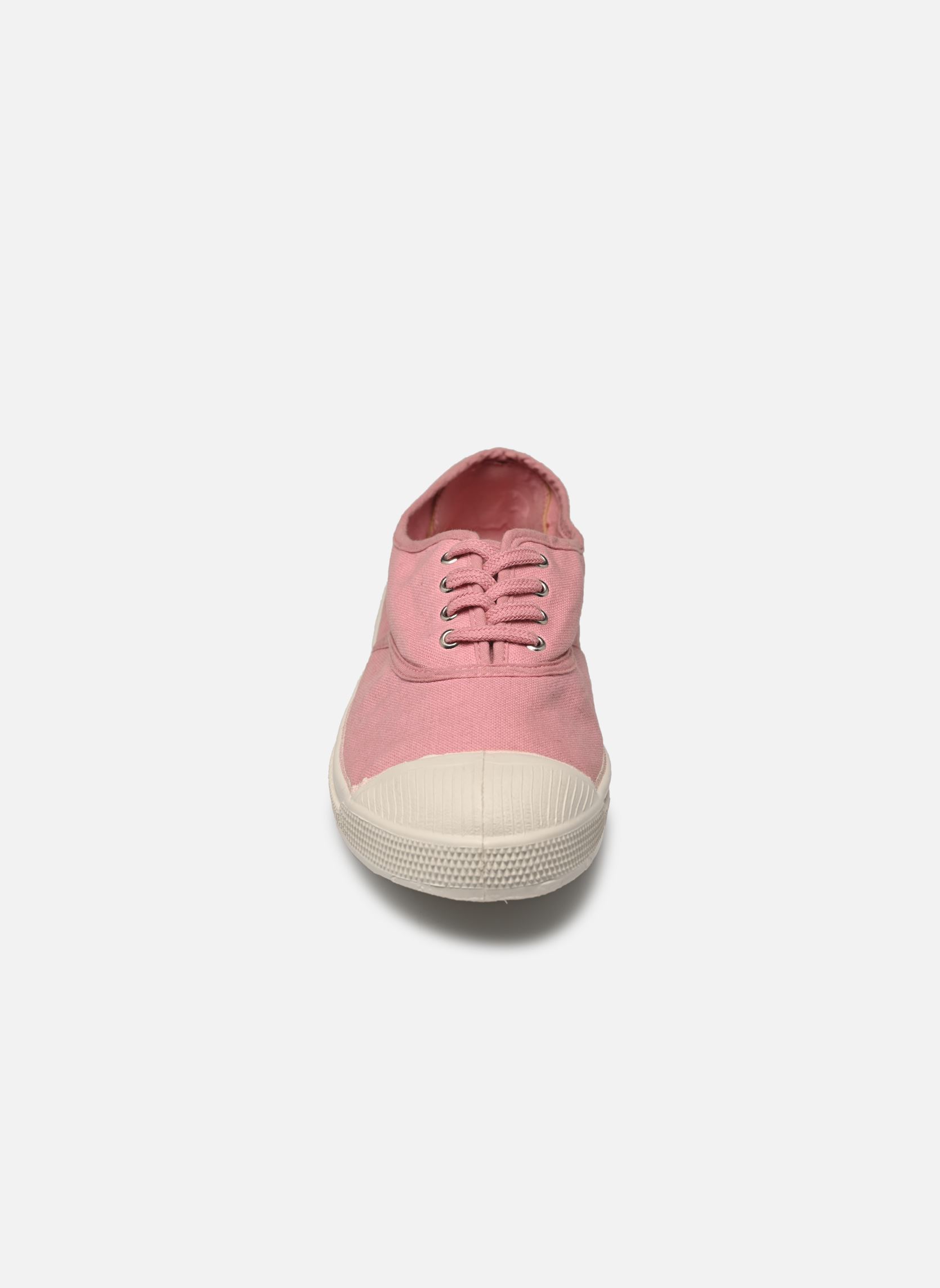 Leinen-Sneaker LACETS damen rosa Bensimon Leinen-Sneaker LACETS damen rosa DRAGÉE