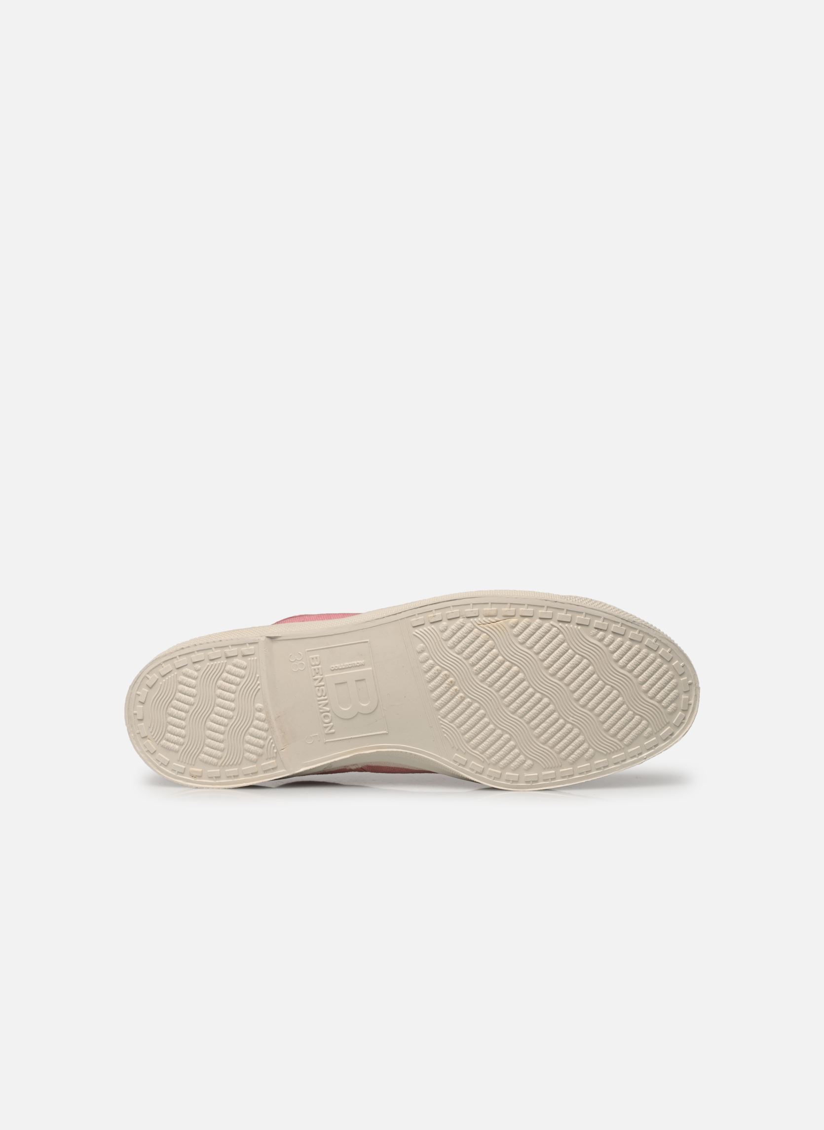 Leinen-Sneaker LACETS damen rosa Bensimon Leinen-Sneaker LACETS damen rosa DRAGÉE