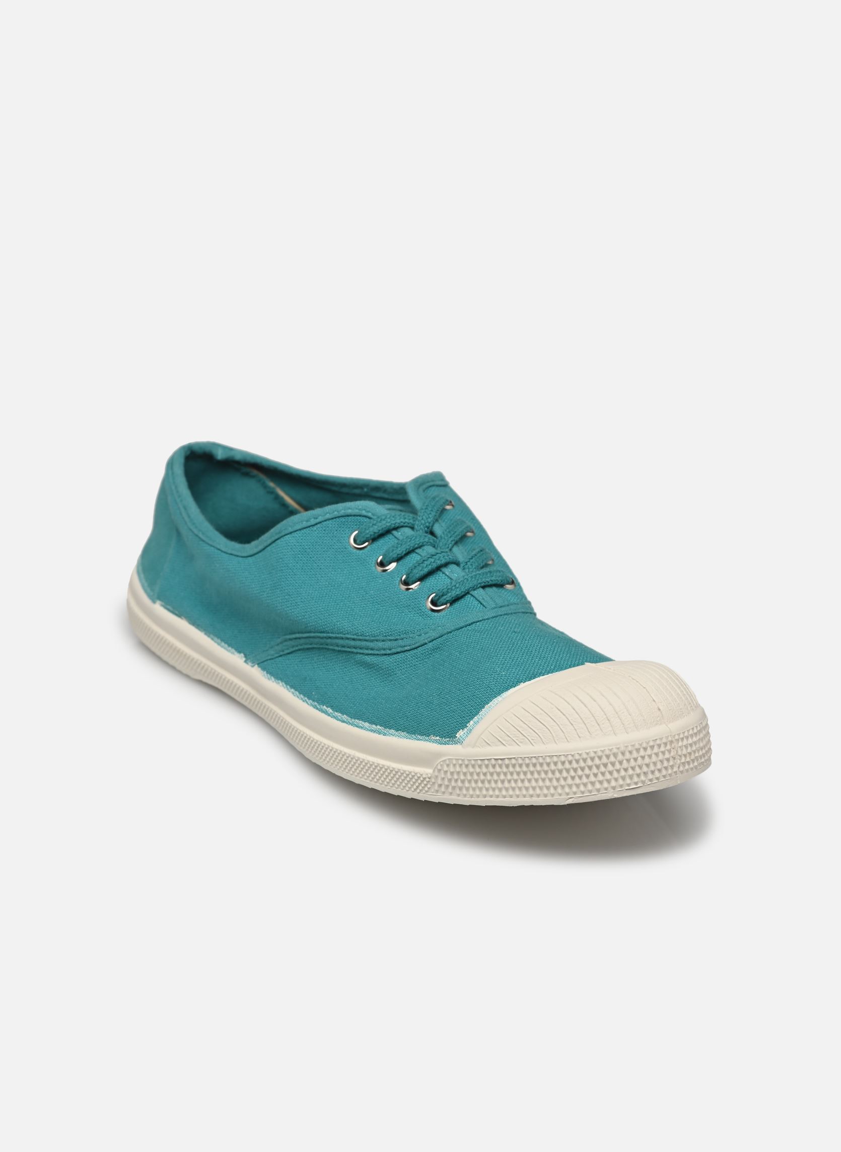 Leinen-Sneaker LACETS damen blau Bensimon Leinen-Sneaker LACETS damen blau TURQUOISE
