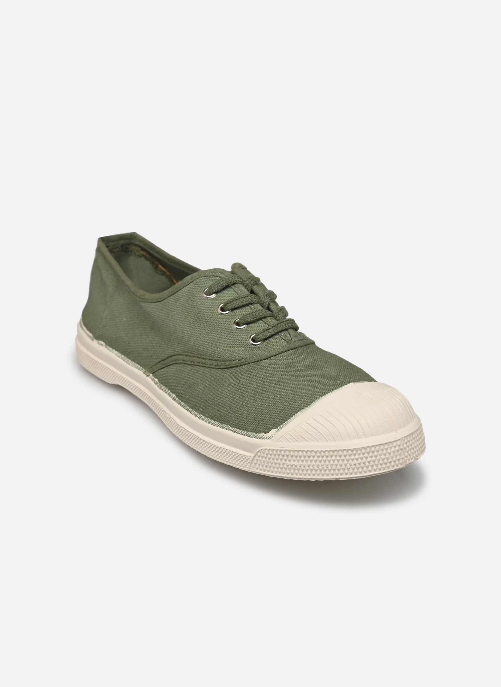 Leinen-Sneaker LACETS damen grün Bensimon Leinen-Sneaker LACETS damen grün SAUGE