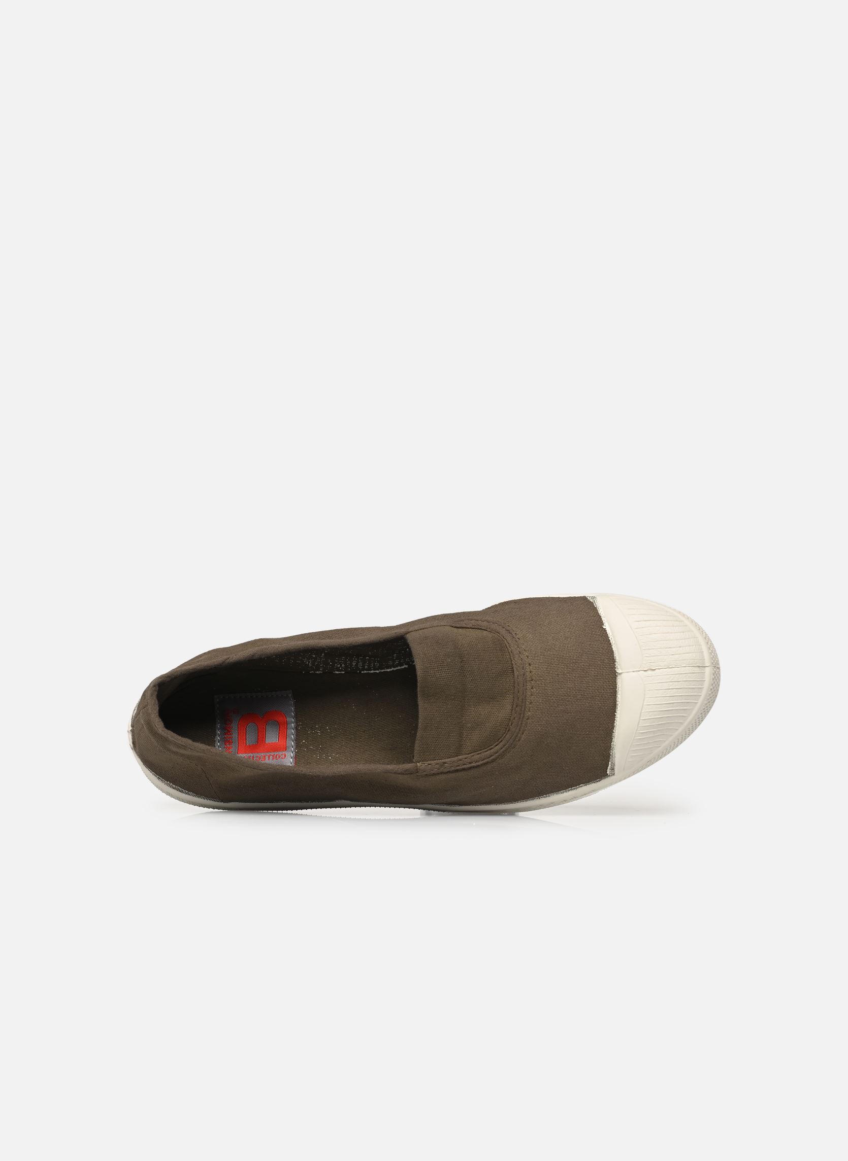 Baskets toile TENNIS ELASTIQUE femme vert Bensimon Baskets toile TENNIS ELASTIQUE femme vert KAKI