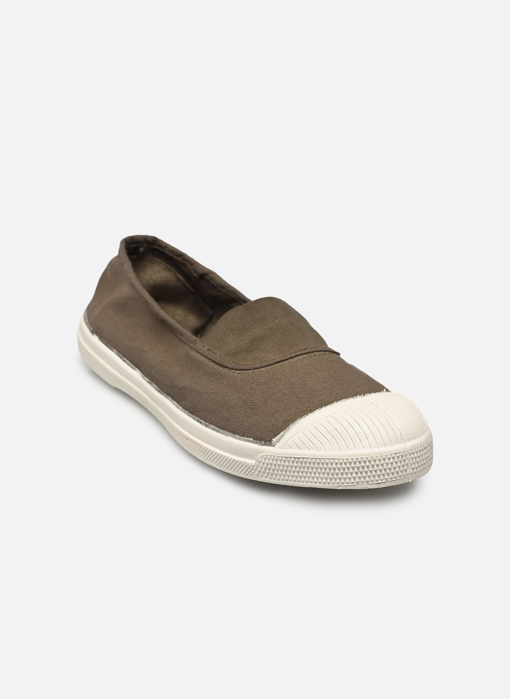 Baskets toile TENNIS ELASTIQUE femme vert Bensimon Baskets toile TENNIS ELASTIQUE femme vert KAKI