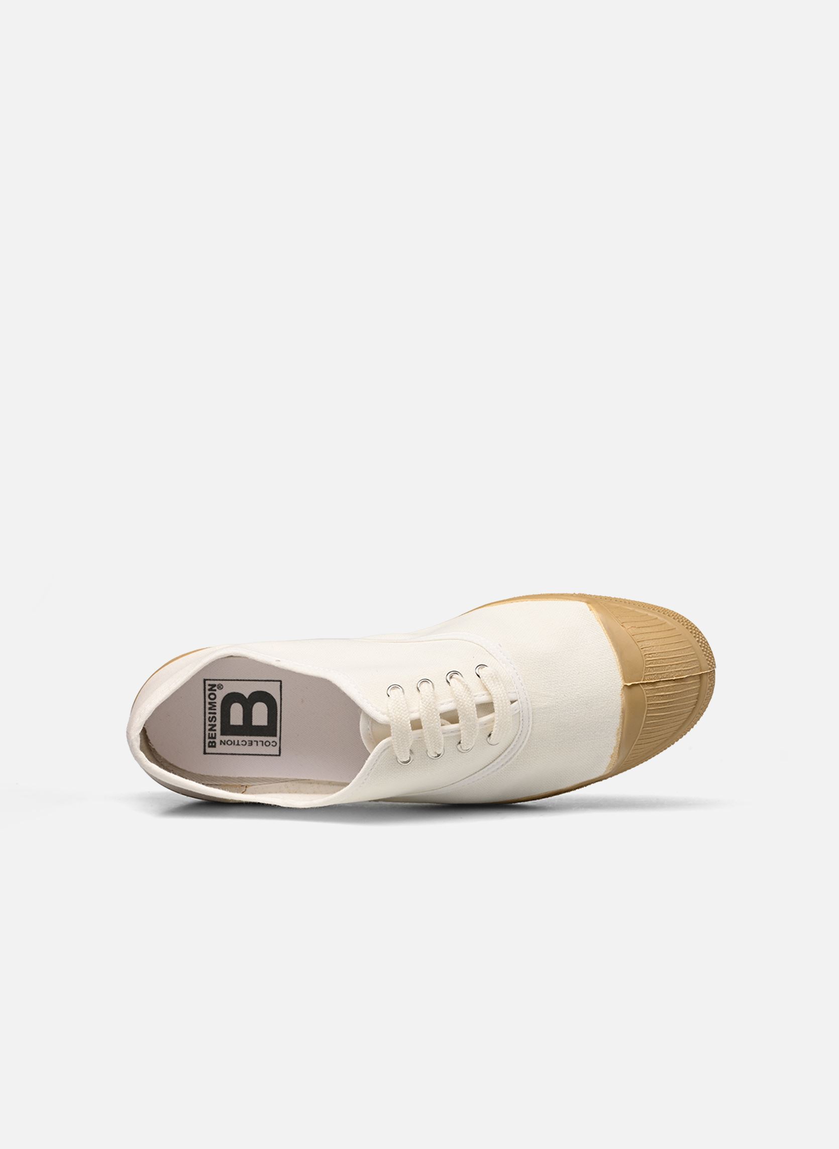 Baskets toile COTON COLORSOLE femme blanc Bensimon Baskets toile COTON COLORSOLE femme blanc BLANC
