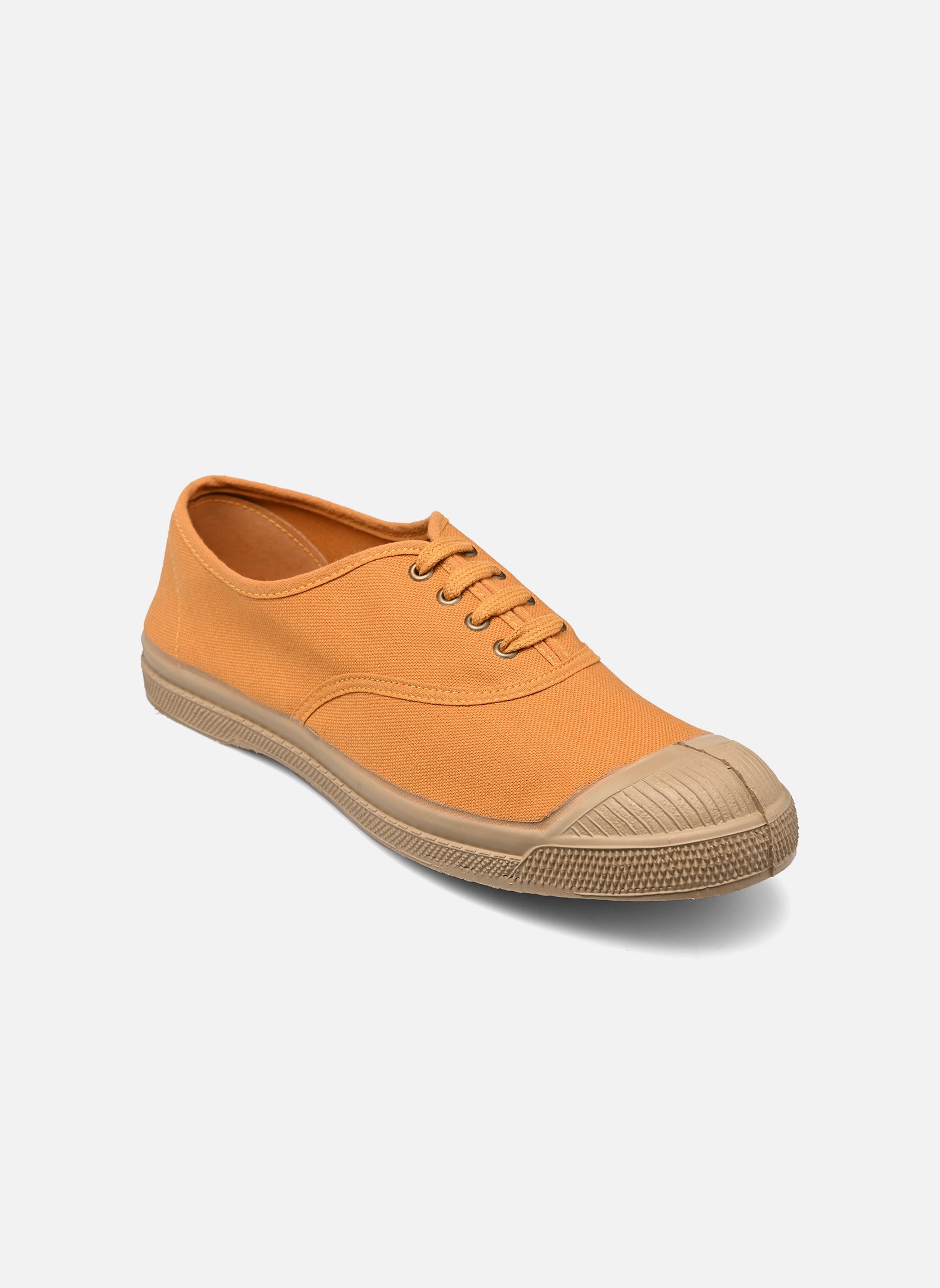Leinen-Sneaker COTON COLORSOLE damen orange Bensimon Leinen-Sneaker COTON COLORSOLE damen orange FAUVE