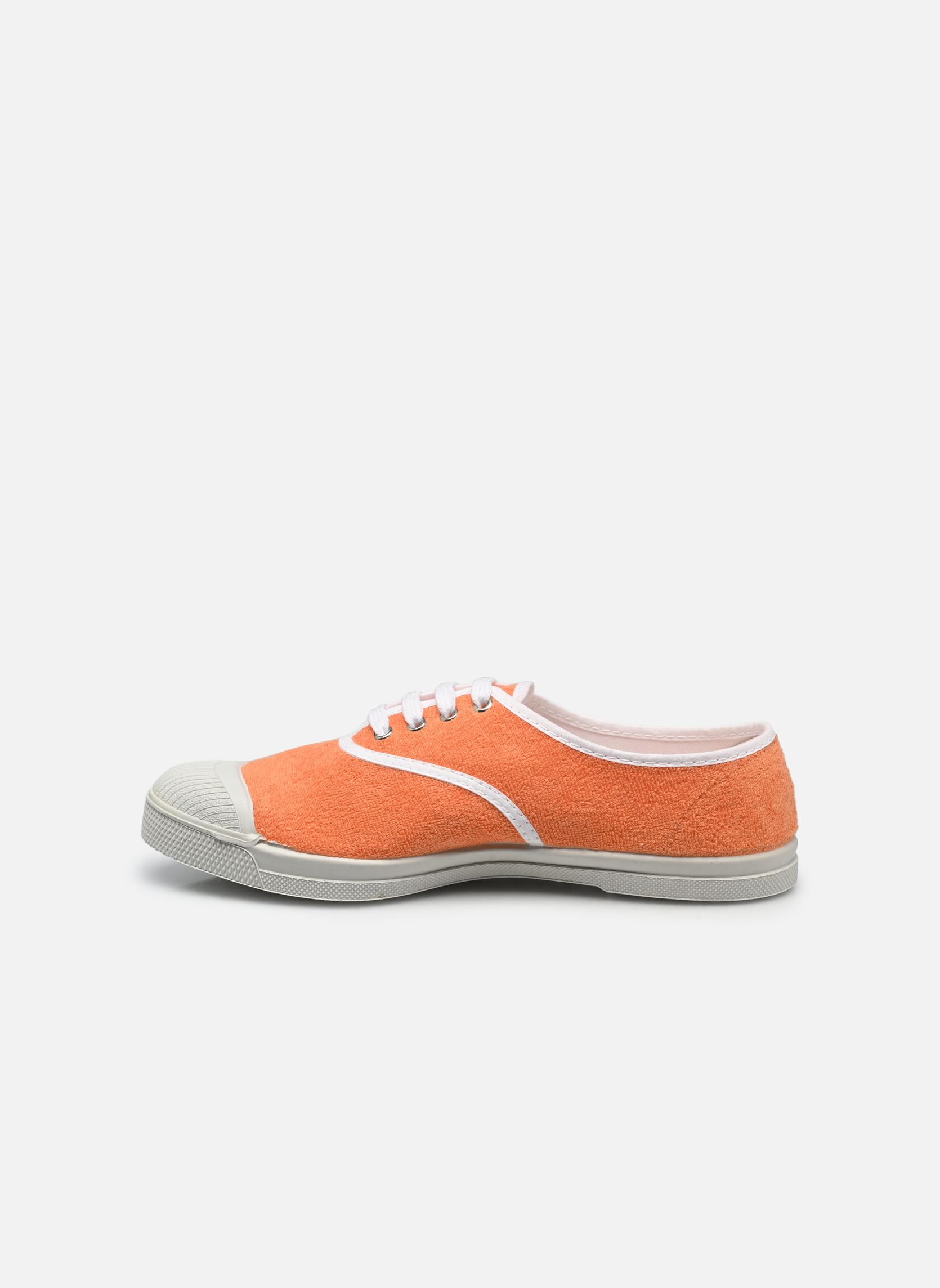 Baskets toile LACETS SPONGE femme orange Bensimon Baskets toile LACETS SPONGE femme orange ABRICOT