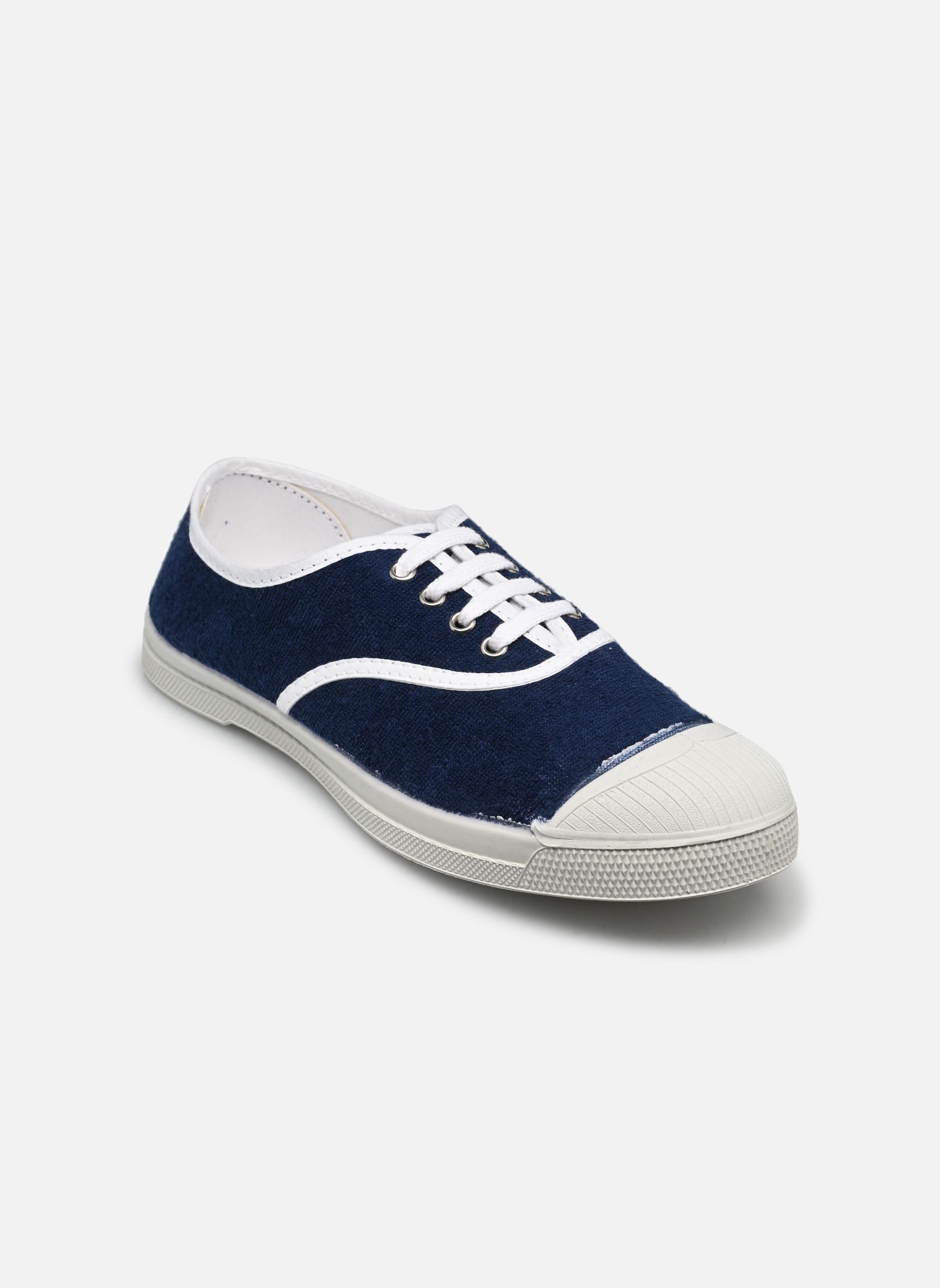 Leinen-Sneaker LACETS SPONGE damen blau Bensimon Leinen-Sneaker LACETS SPONGE damen blau MARINE