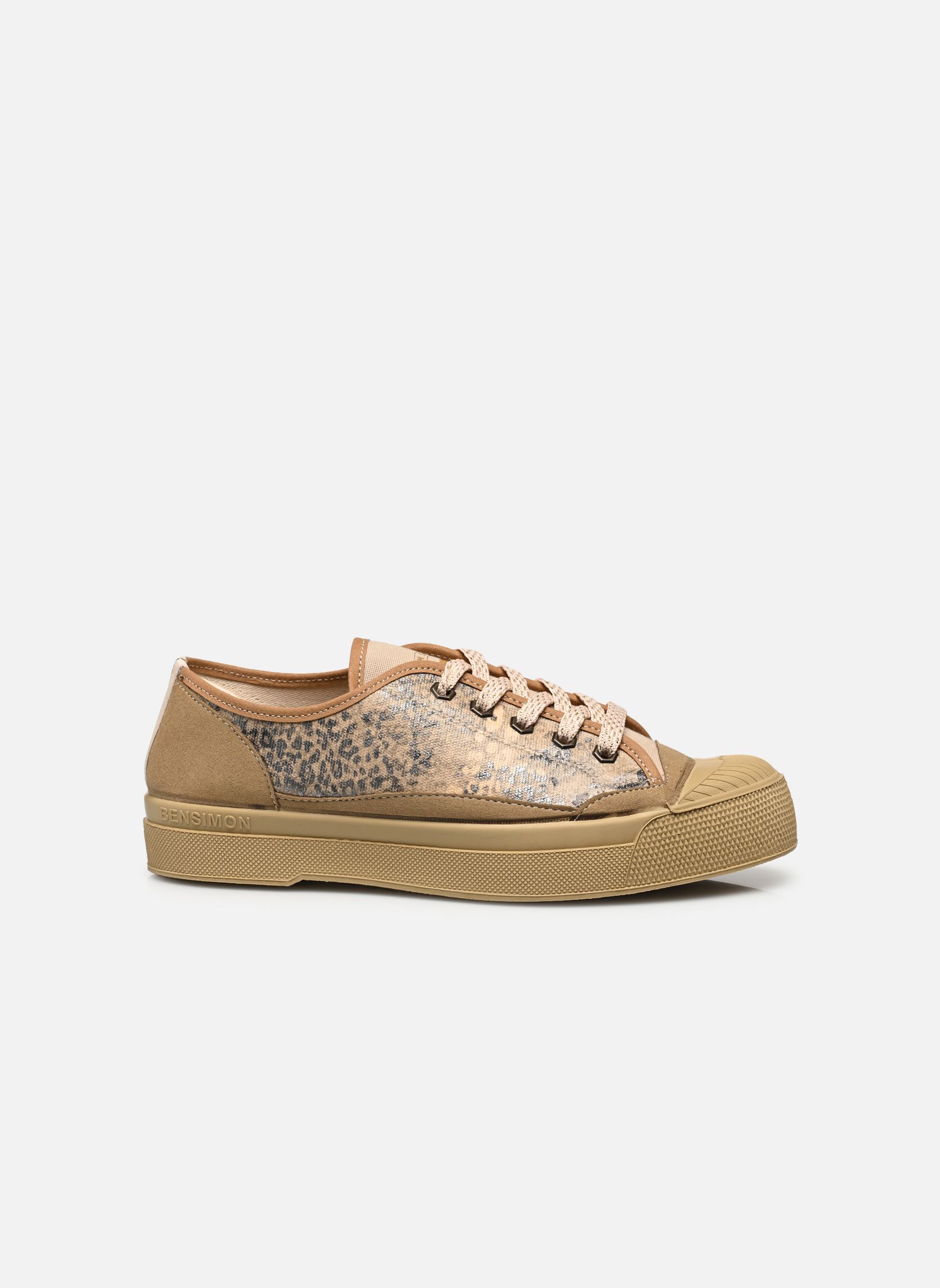 Baskets toile ROMY LEO femme marron Bensimon Baskets toile ROMY LEO femme marron CARAMEL
