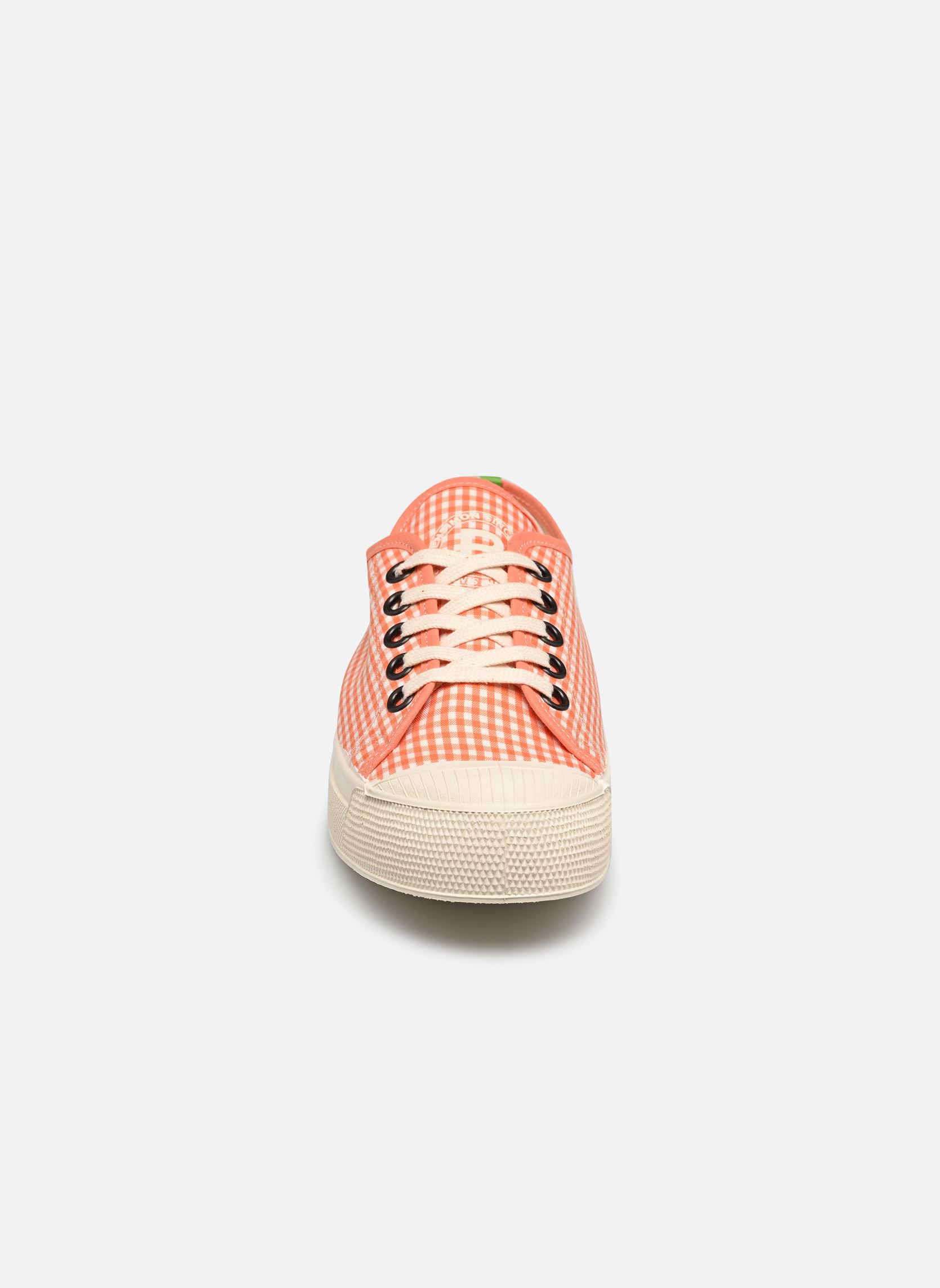 Leinen-Sneaker ROMY VICHY damen orange Bensimon Leinen-Sneaker ROMY VICHY damen orange ORANGE