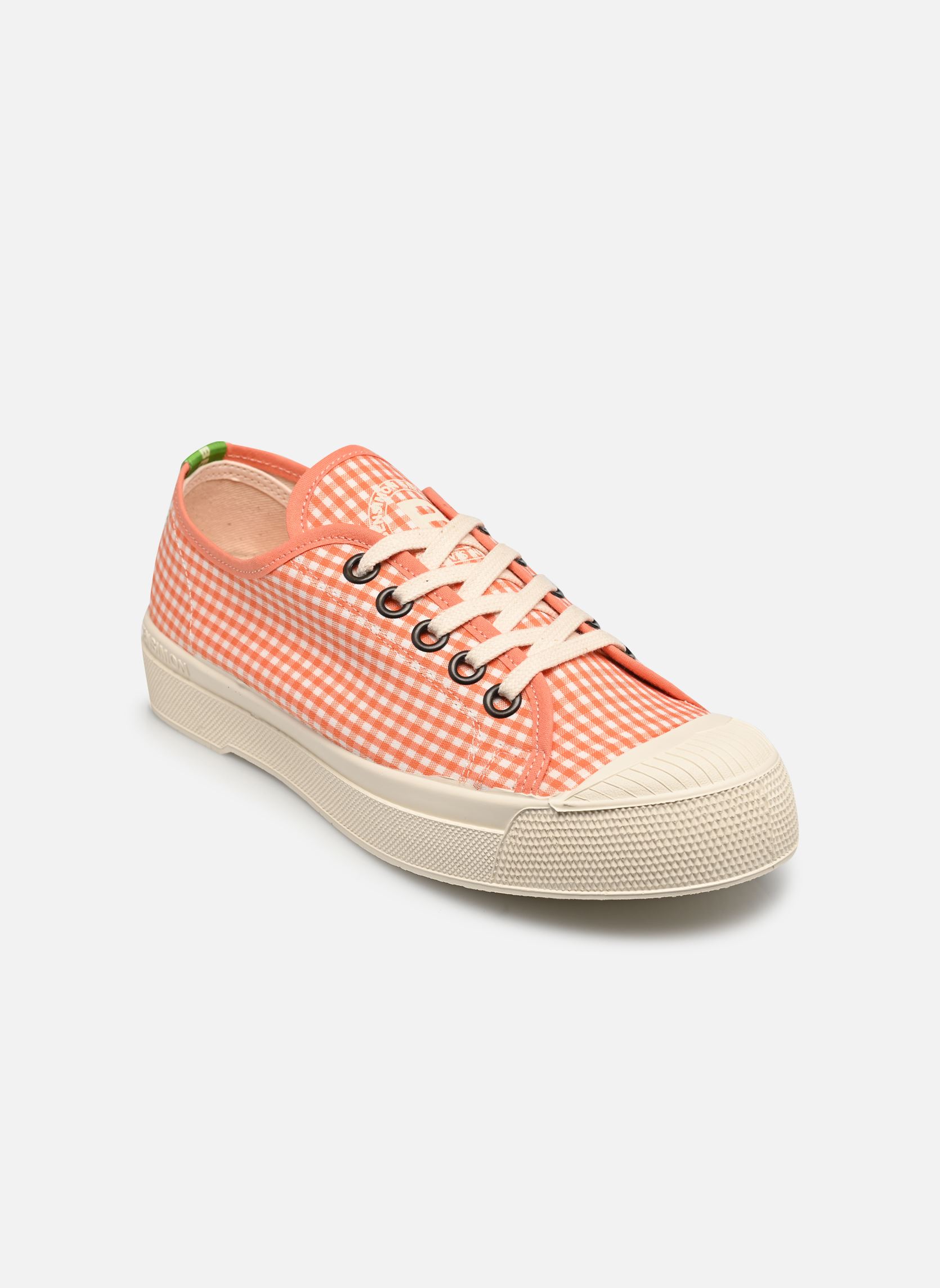 Leinen-Sneaker ROMY VICHY damen orange Bensimon Leinen-Sneaker ROMY VICHY damen orange ORANGE