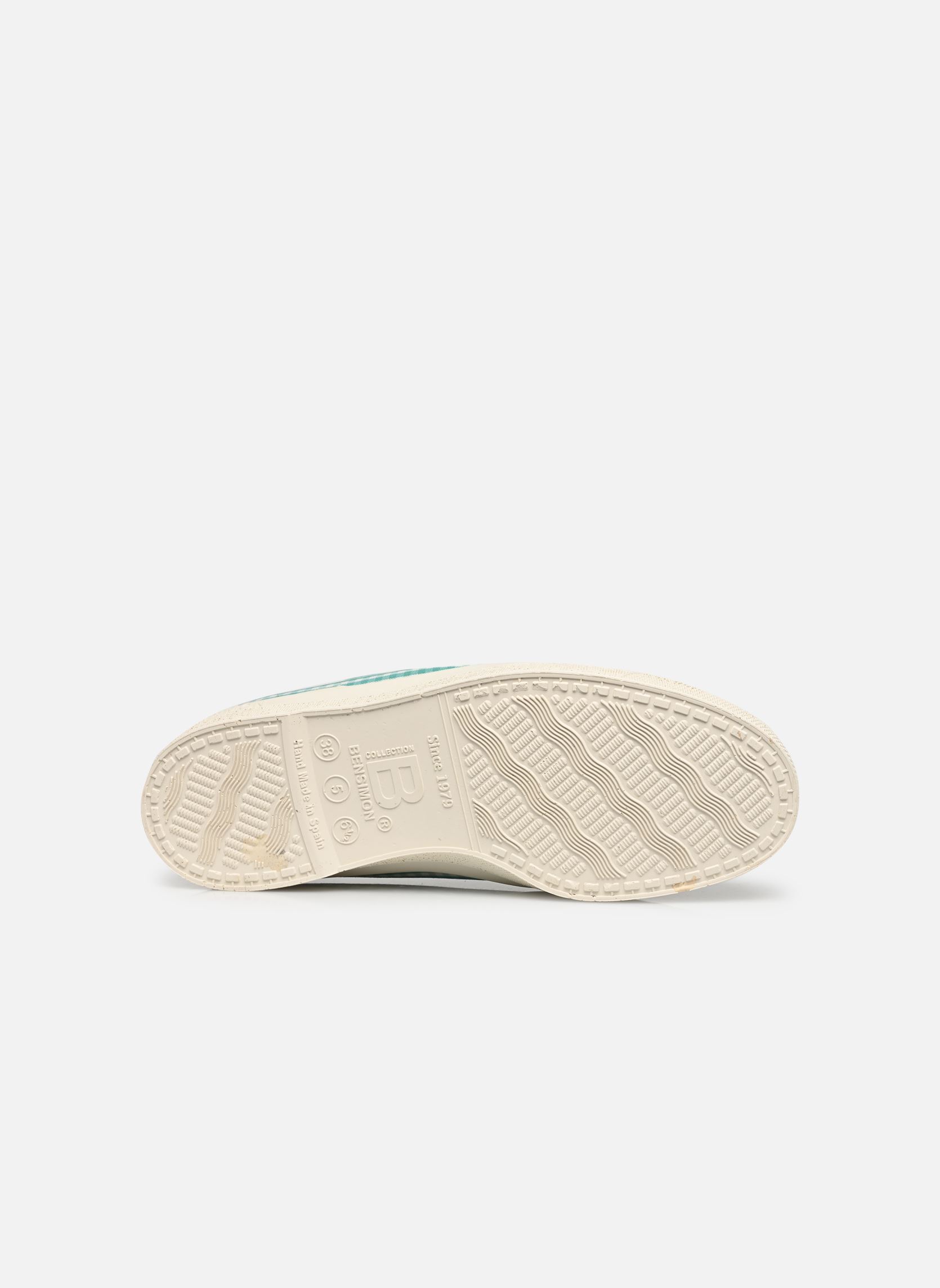 Leinen-Sneaker ROMY VICHY damen blau Bensimon Leinen-Sneaker ROMY VICHY damen blau AQUAMARINE